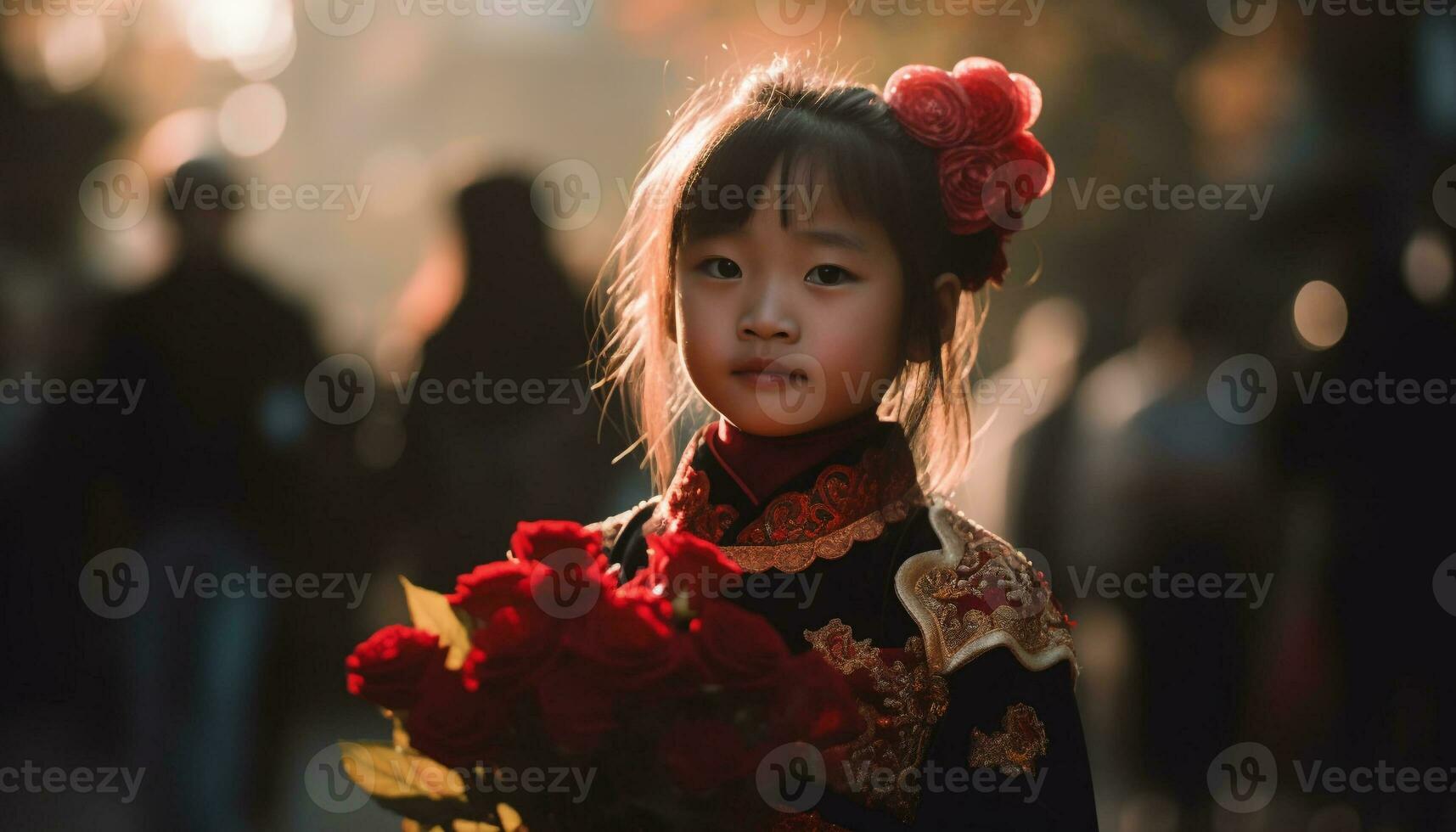 A joyful celebration of diverse cultures and traditions outdoors generated by AI photo