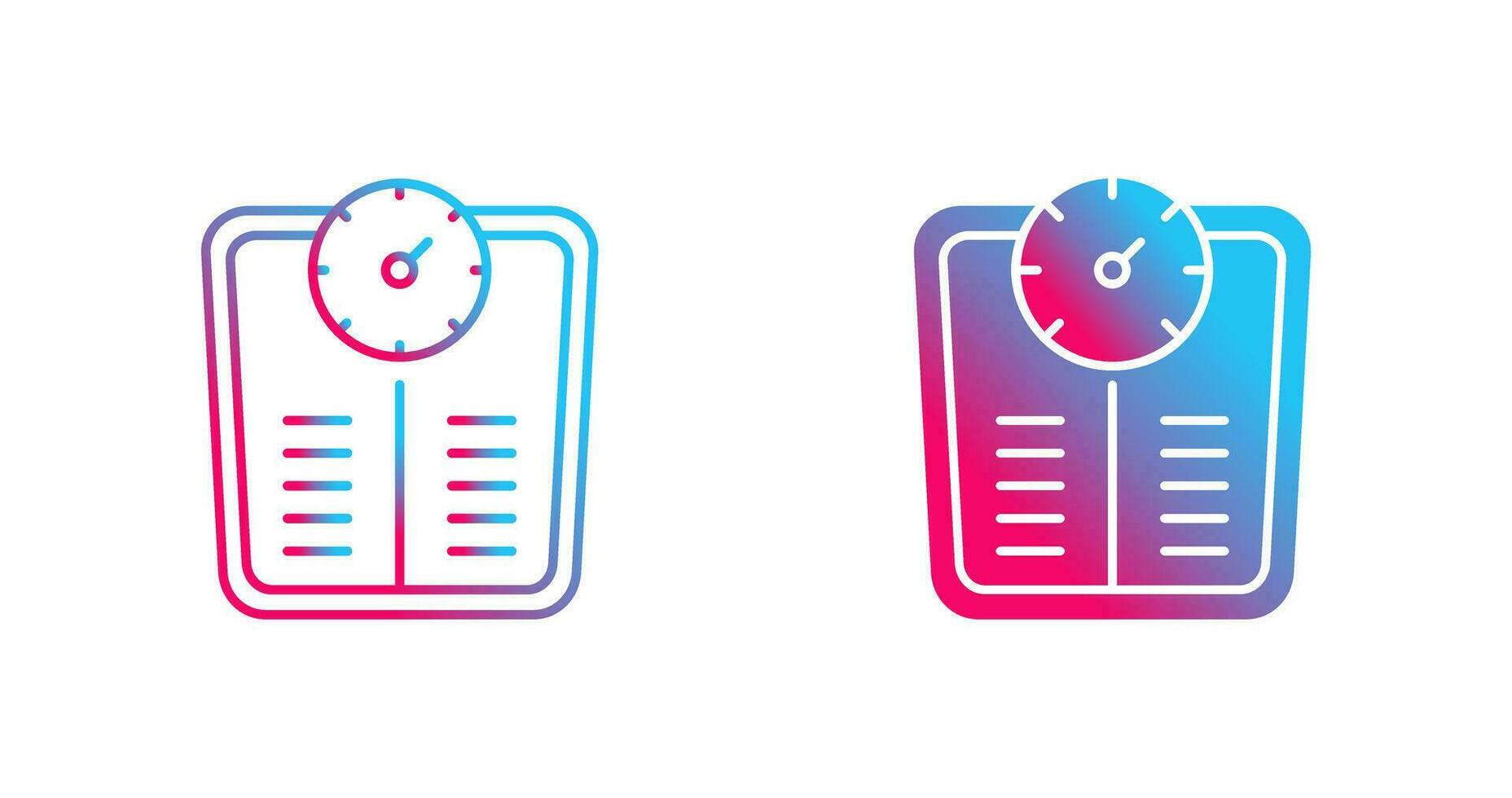Weight Scale Vector Icon