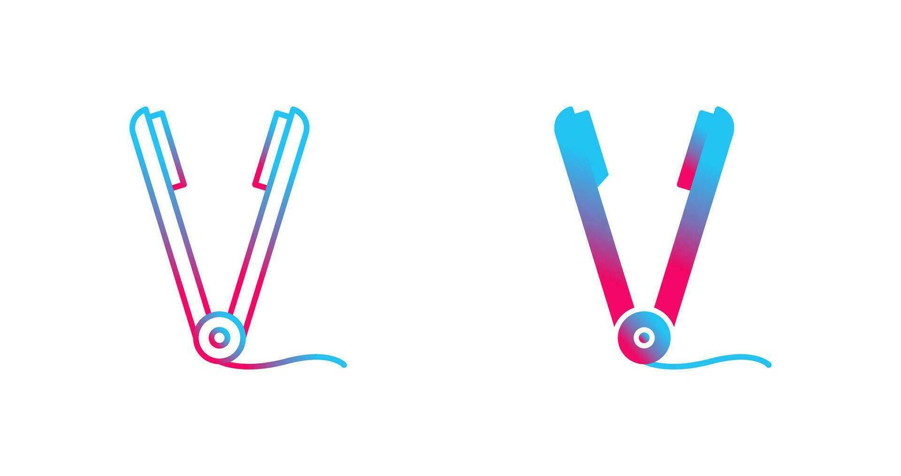 Straightener Vector Icon