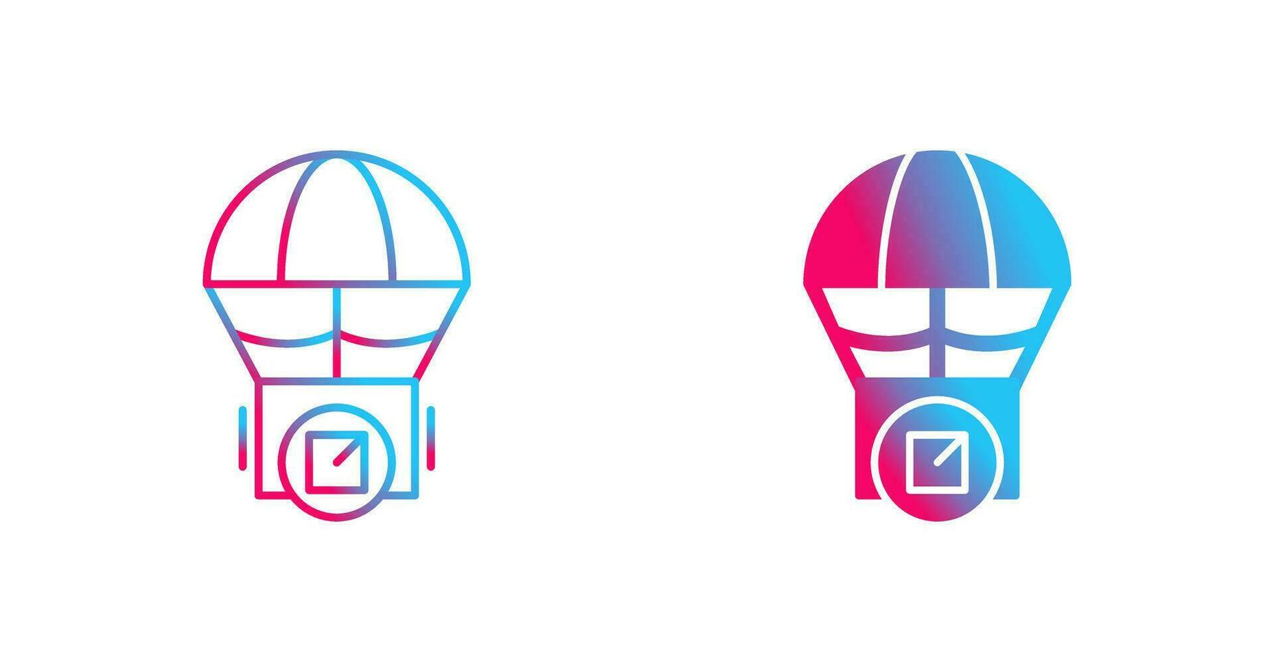 Parachute Vector Icon