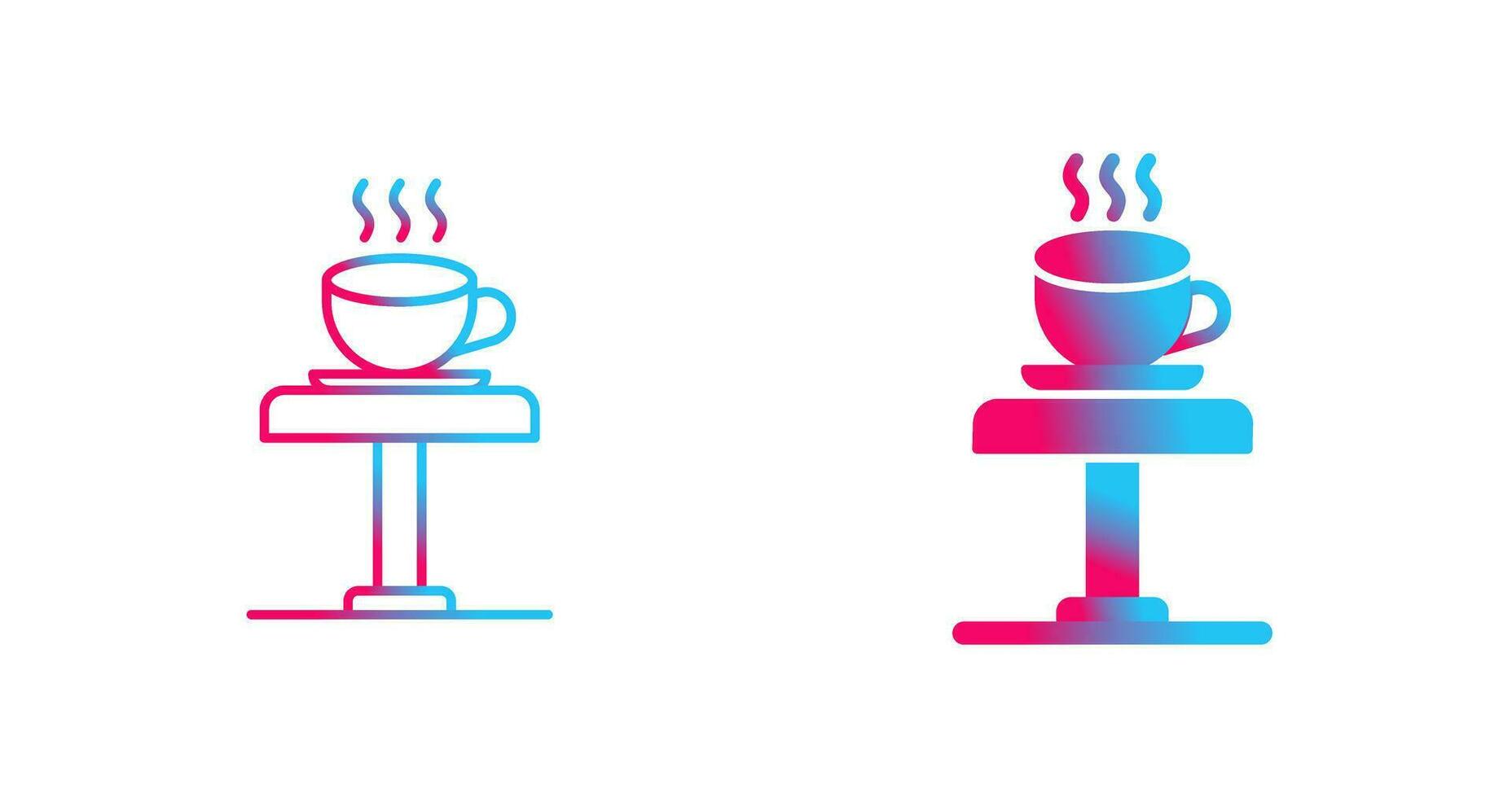 Coffee Table Vector Icon