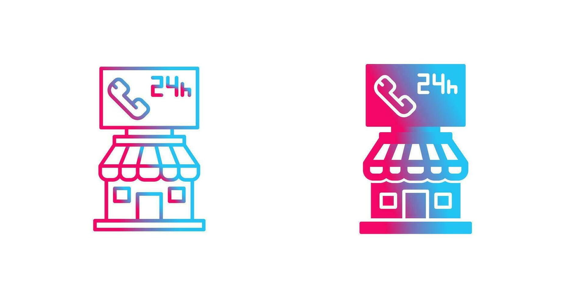 24 hours Vector Icon