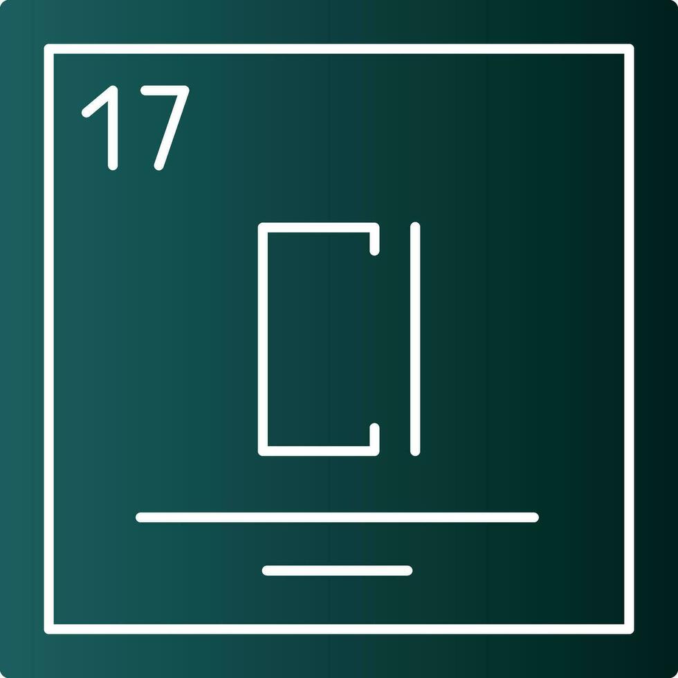 Chlorine Vector Icon Design