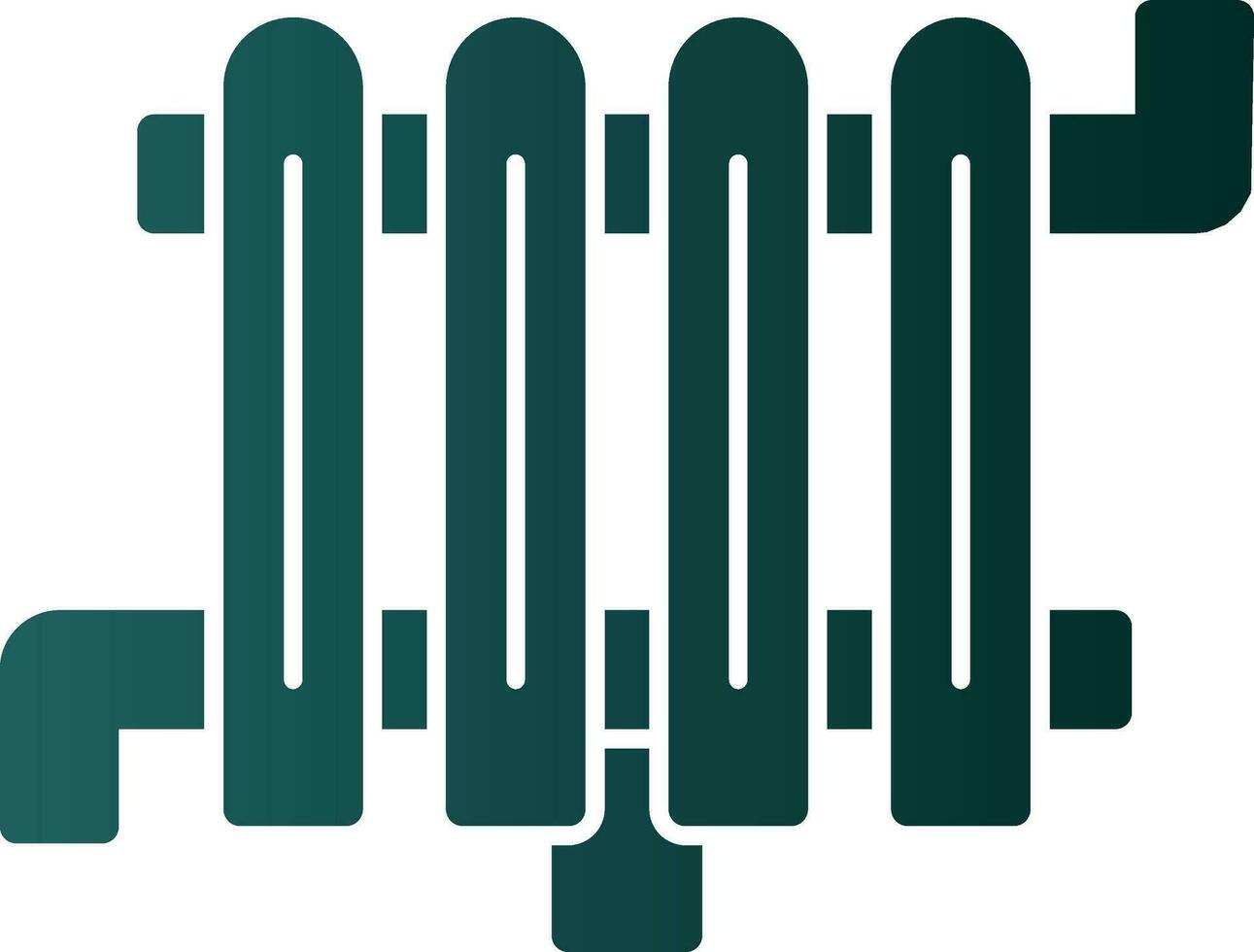 Radiator Vector Icon Design