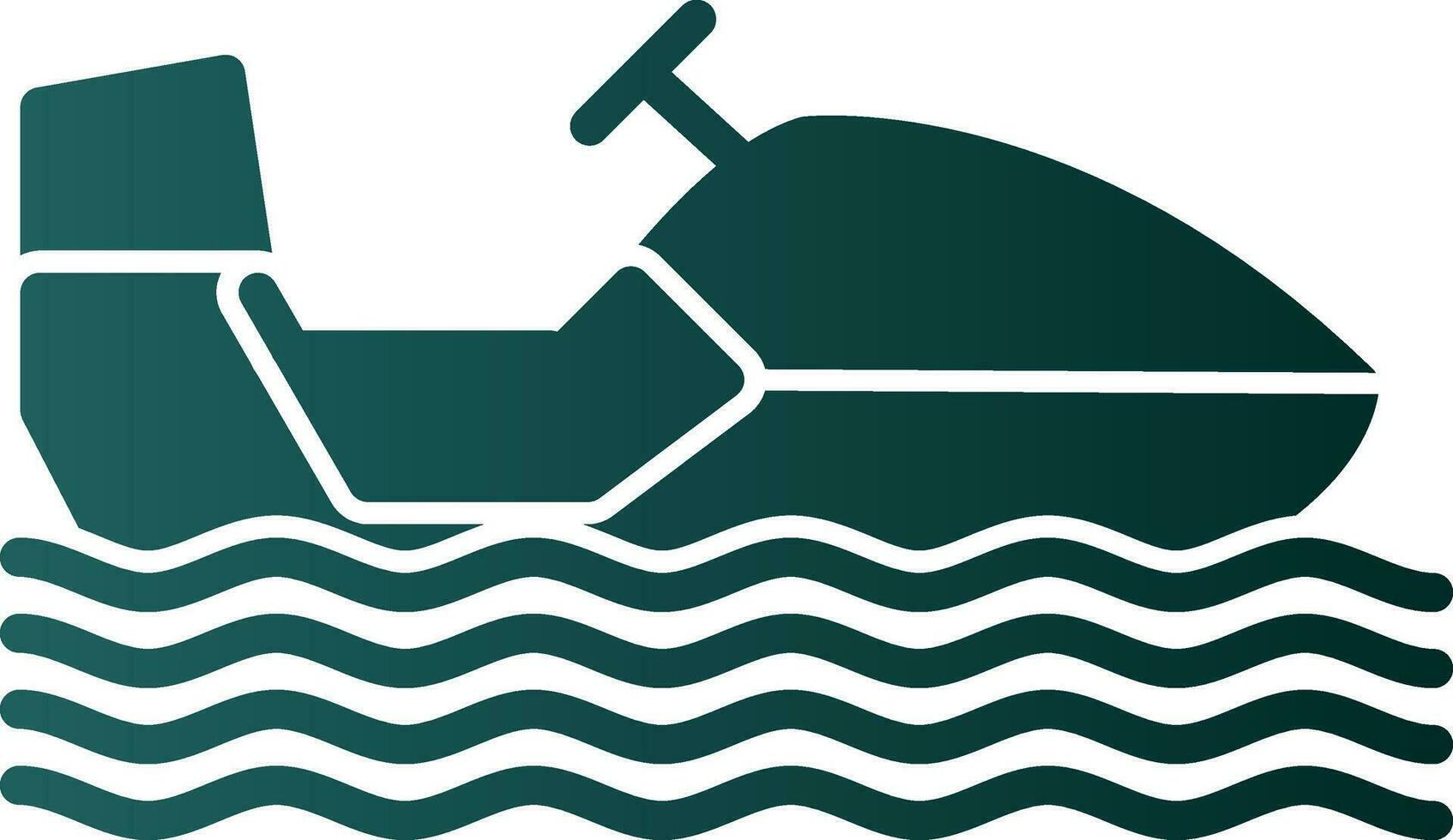 Snowmobile Vector Icon Design