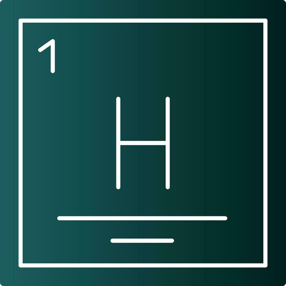 Hydrogen Vector Icon Design