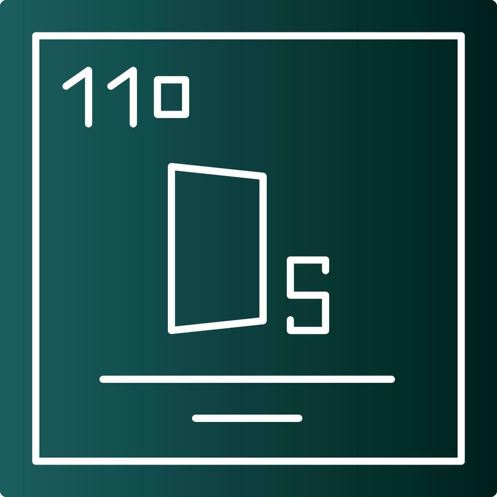 Darmstadtium Vector Icon Design