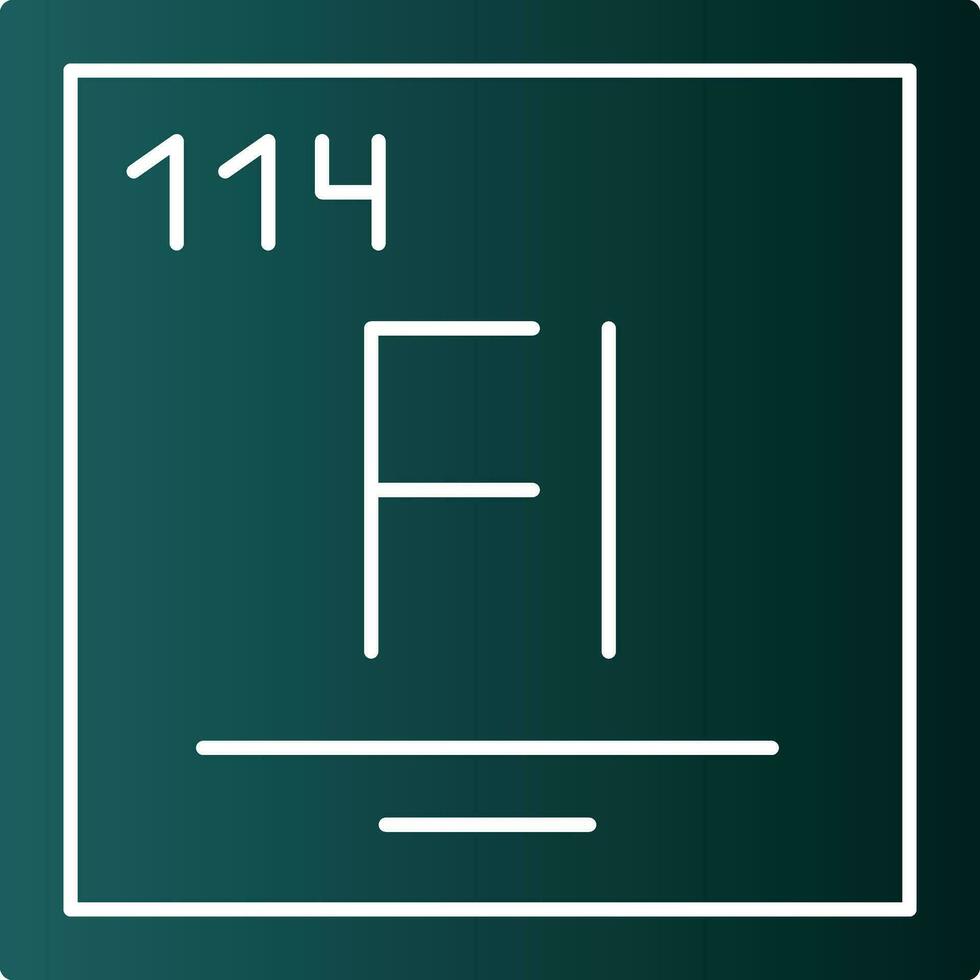 Flerovium Vector Icon Design