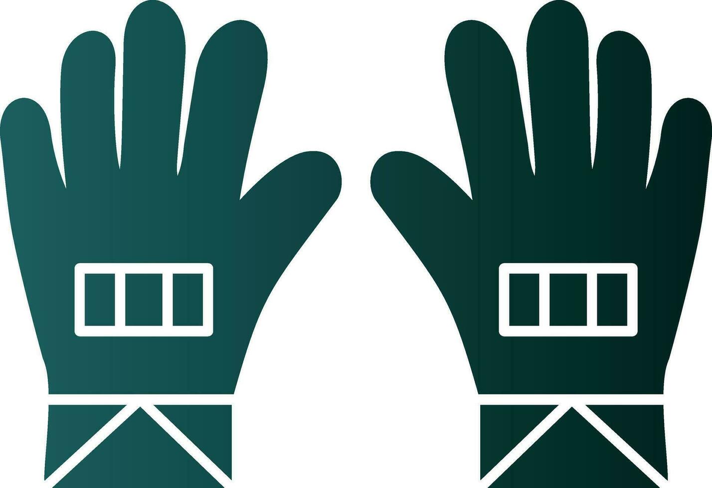 guantes, vector, icono, diseño vector