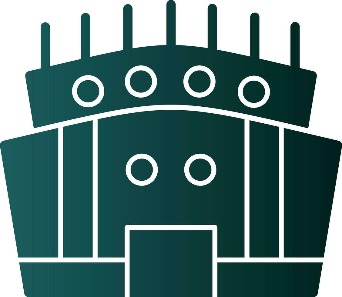 diseño de icono de vector de estadio