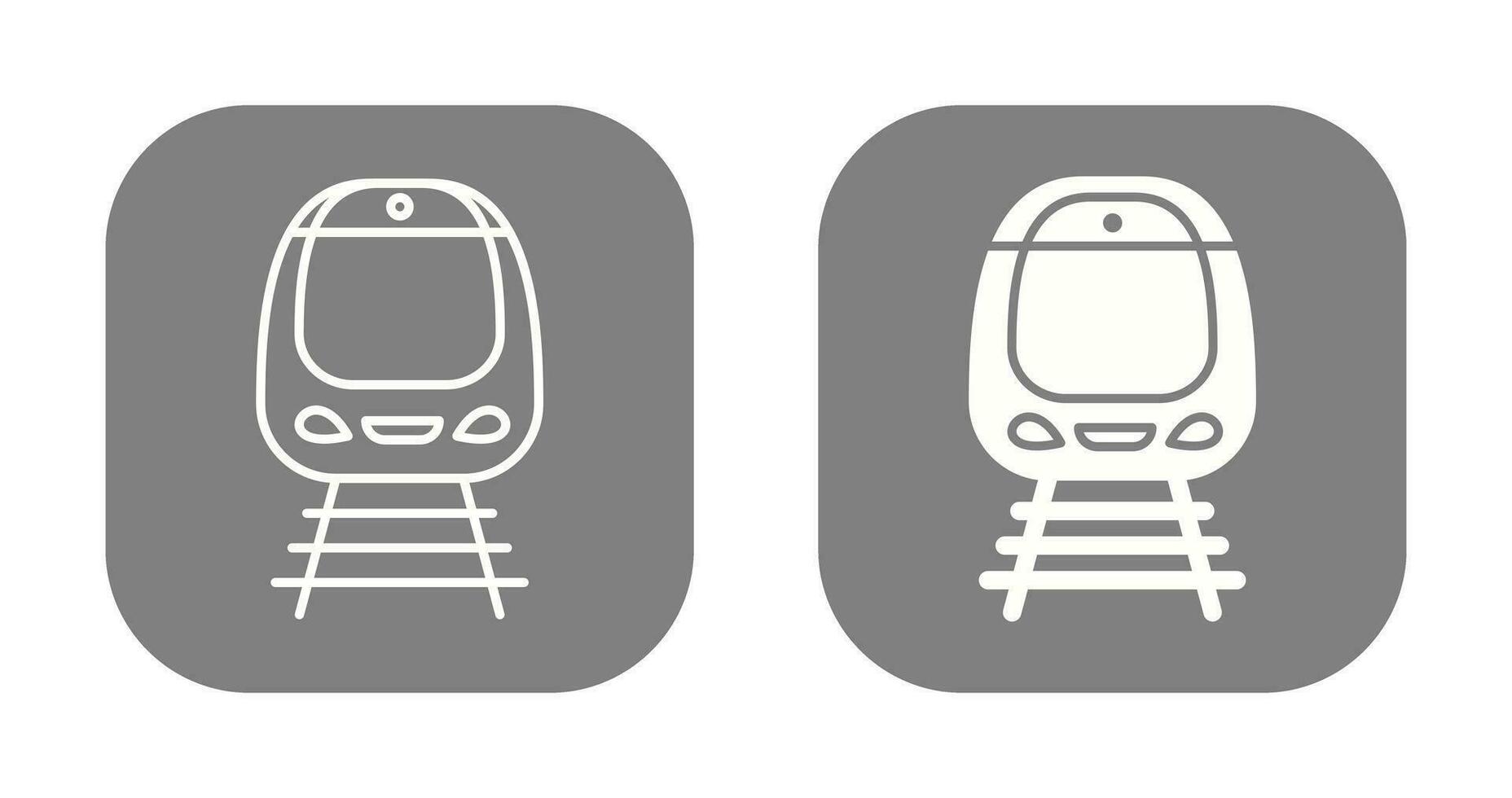 icono de vector de tren