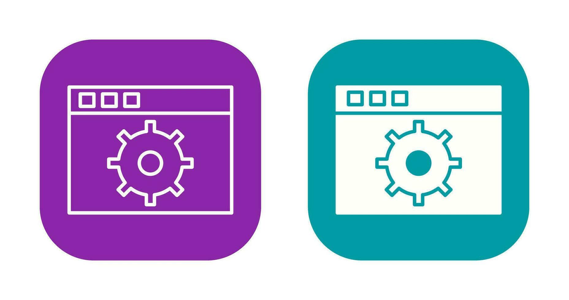 Unique Settings Vector Icon
