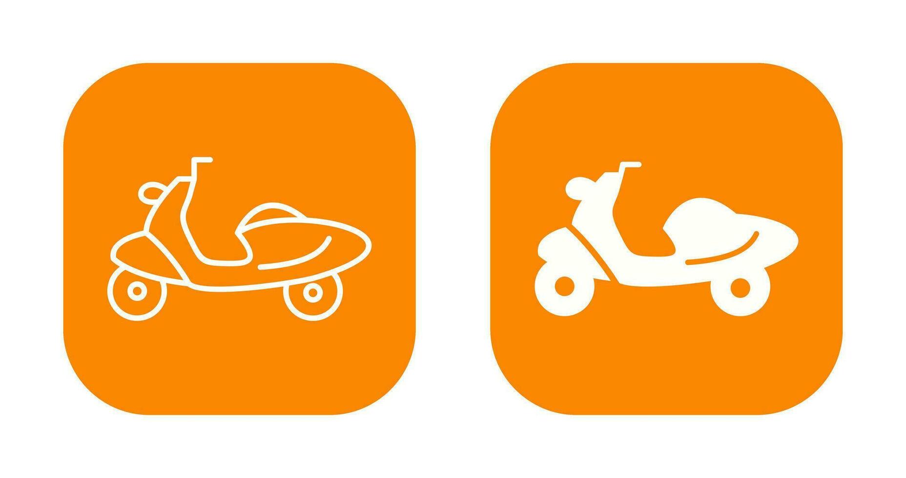 icono de vector de scooter