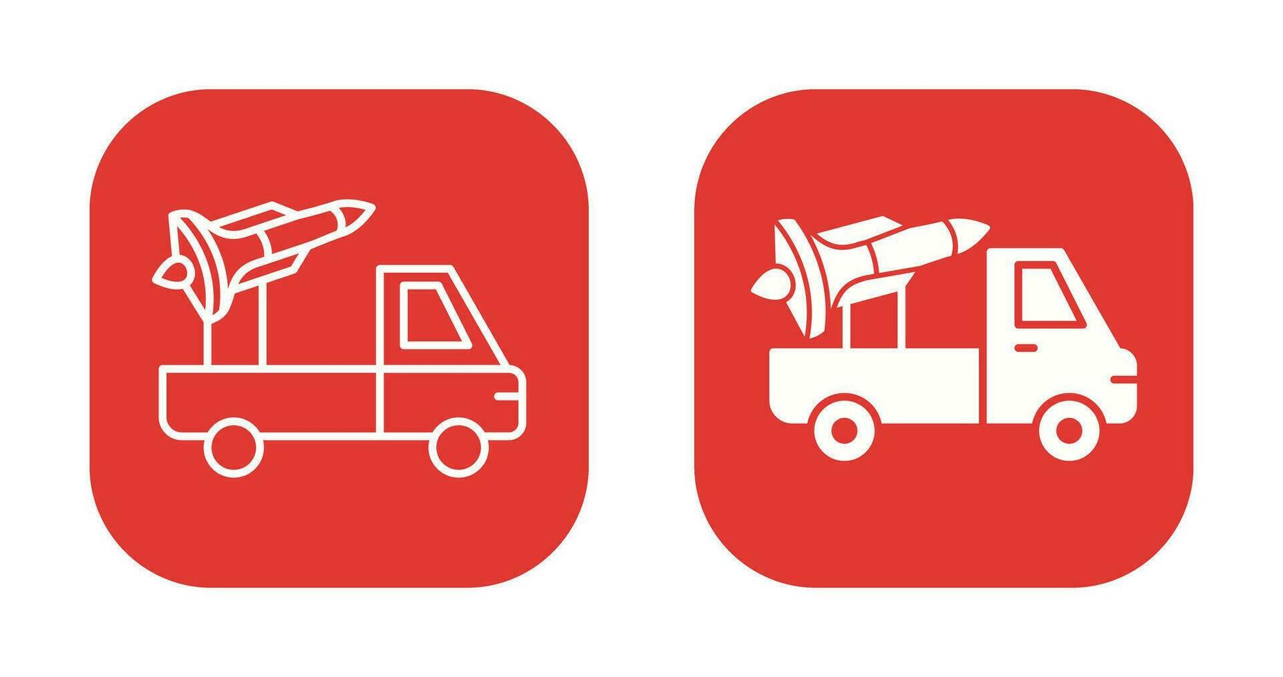 Missile Truck Vector Icon