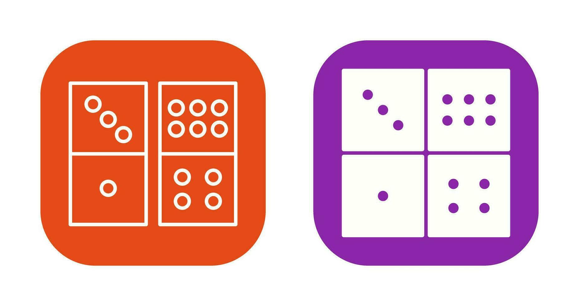 Domino Game Vector Icon