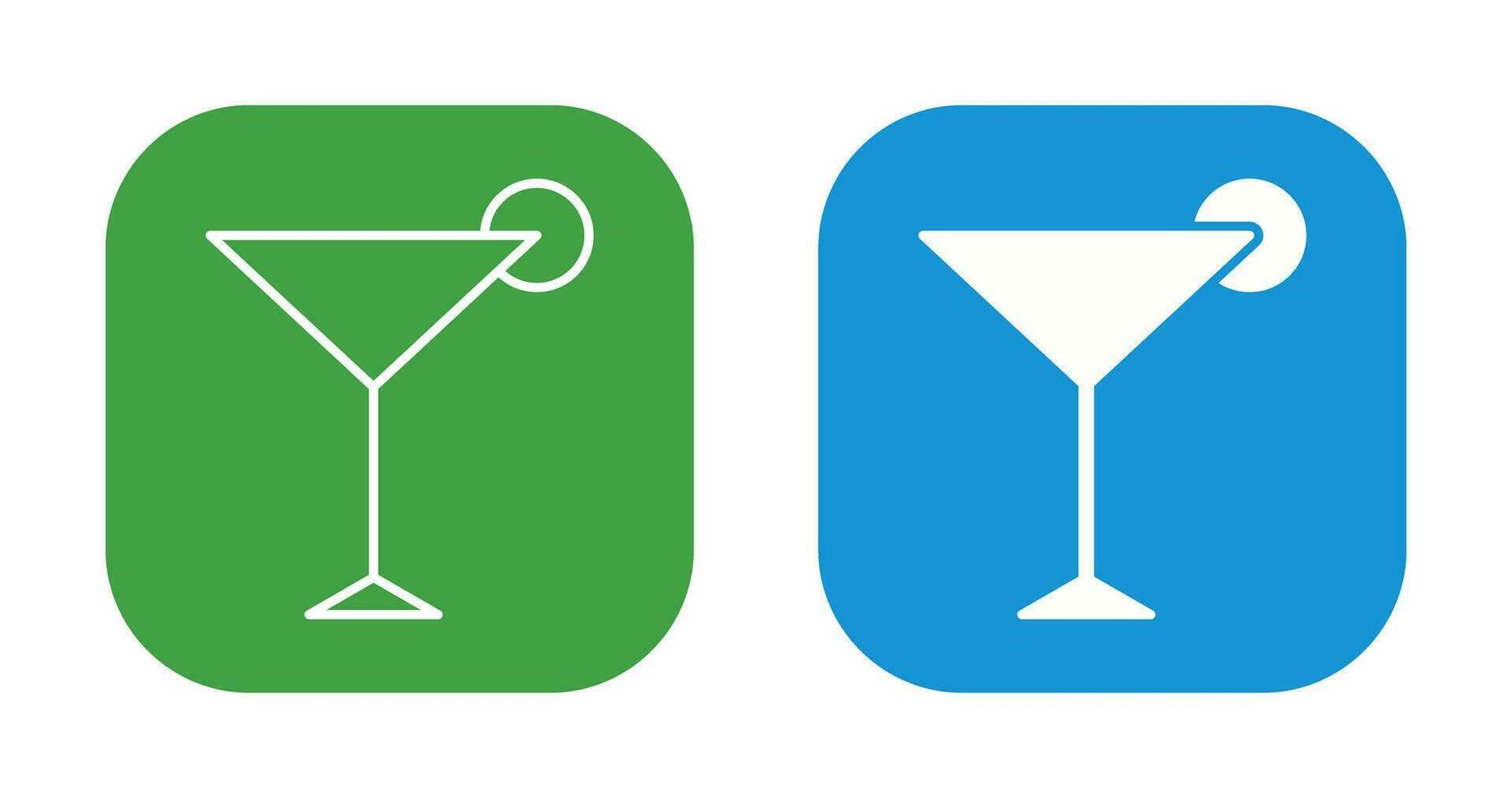 Unique Cosmopolitan Vector Icon
