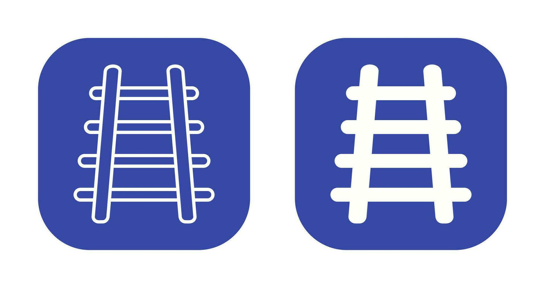 Train Tracks Vector Icon