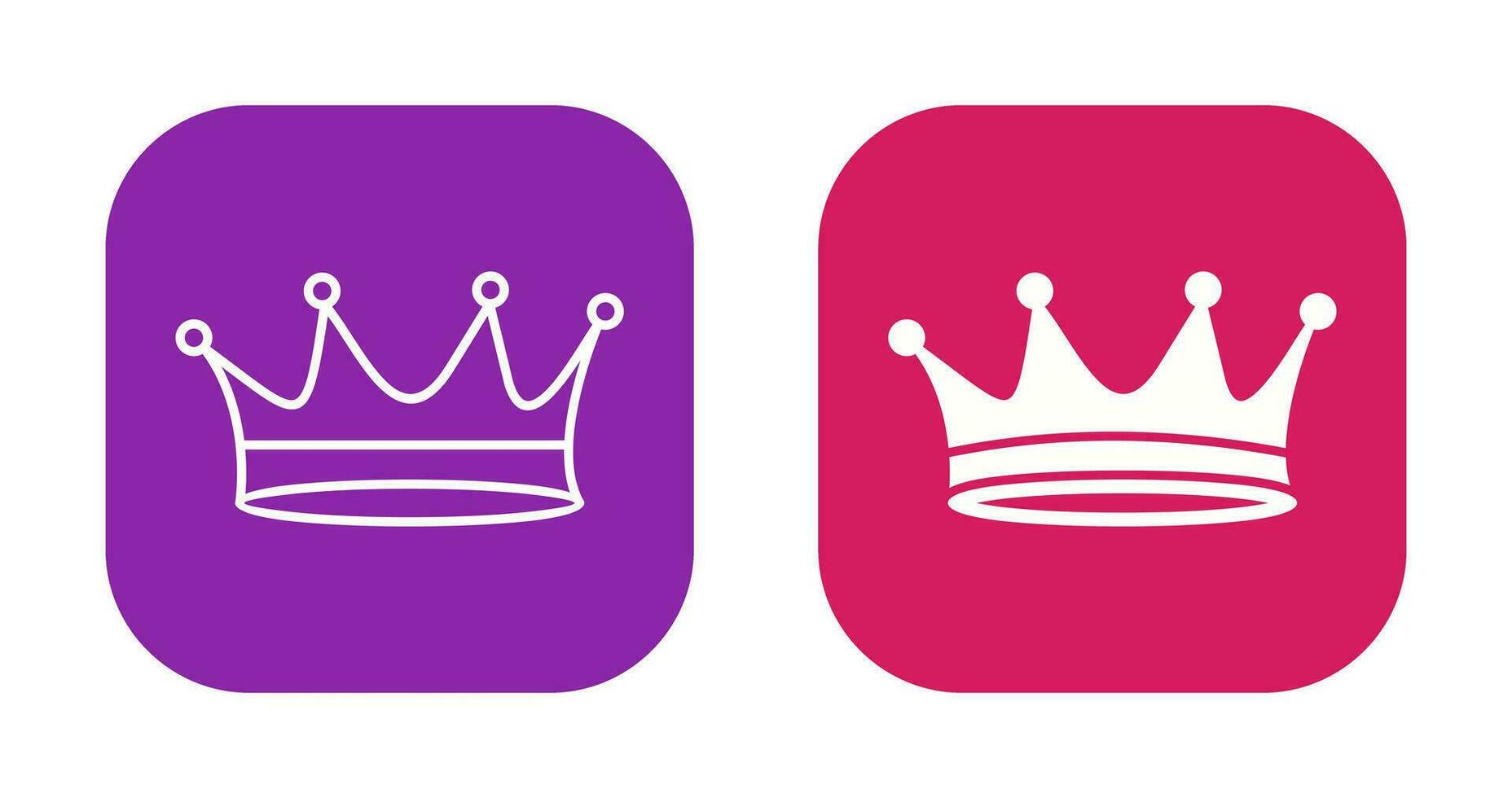 King Crown Vector Icon