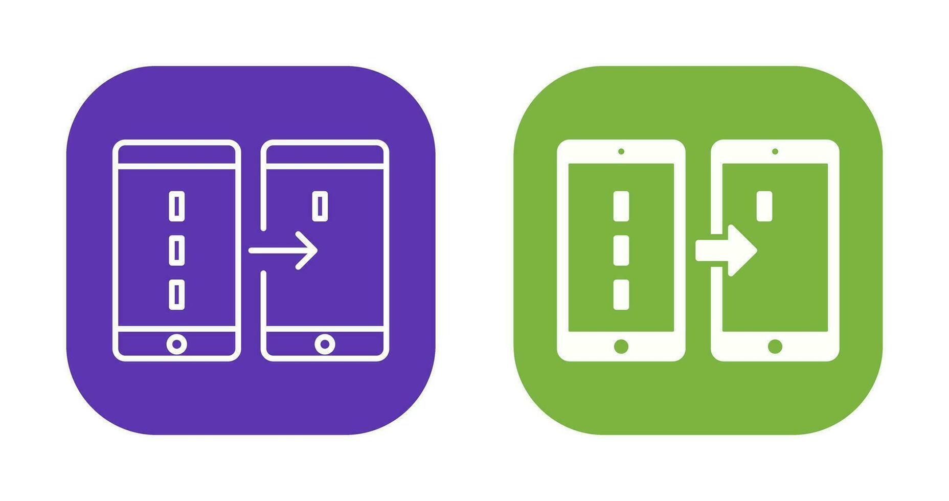 Unique Data Transfer Vector Icon