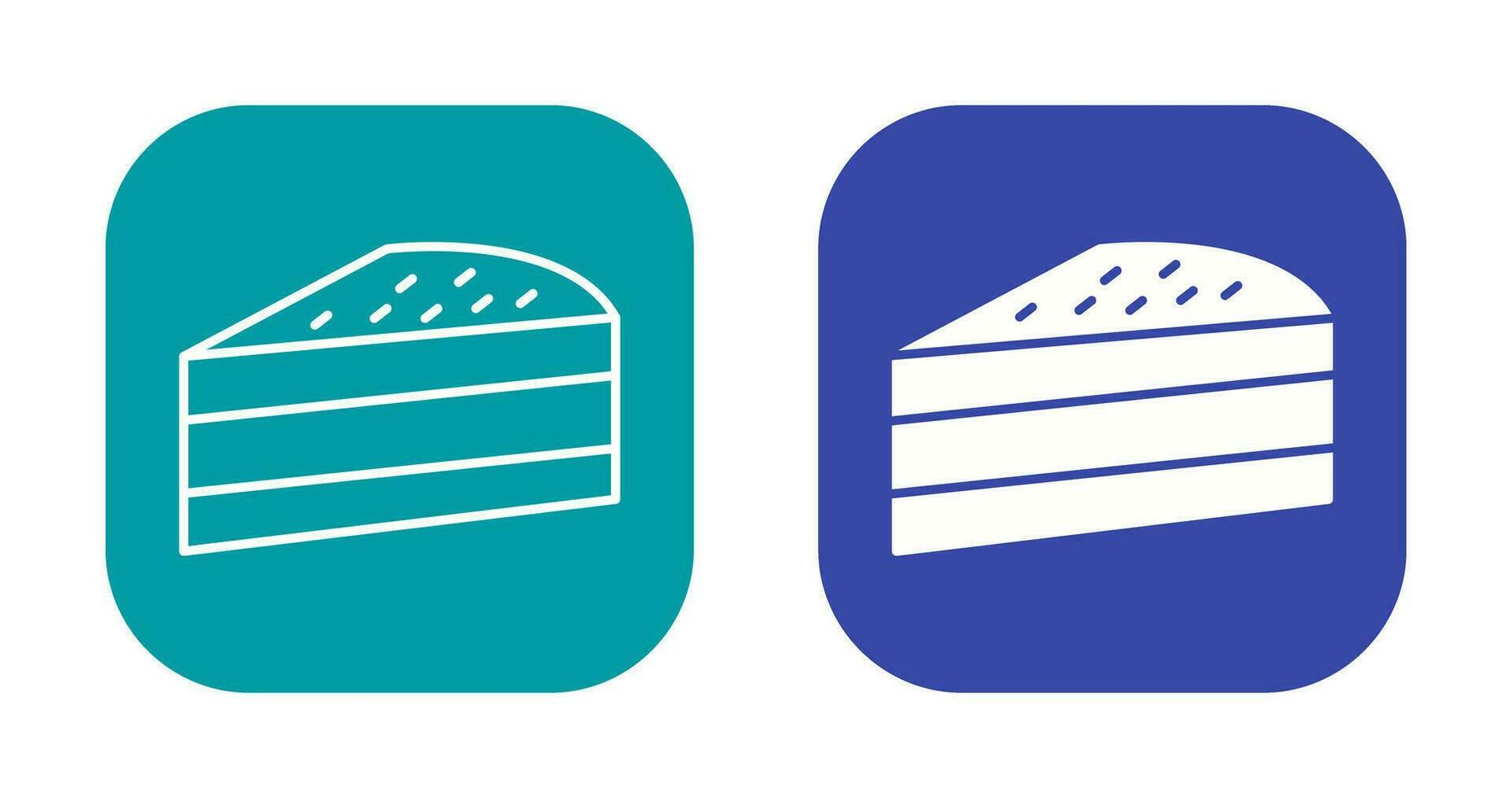 Cake Slice Vector Icon
