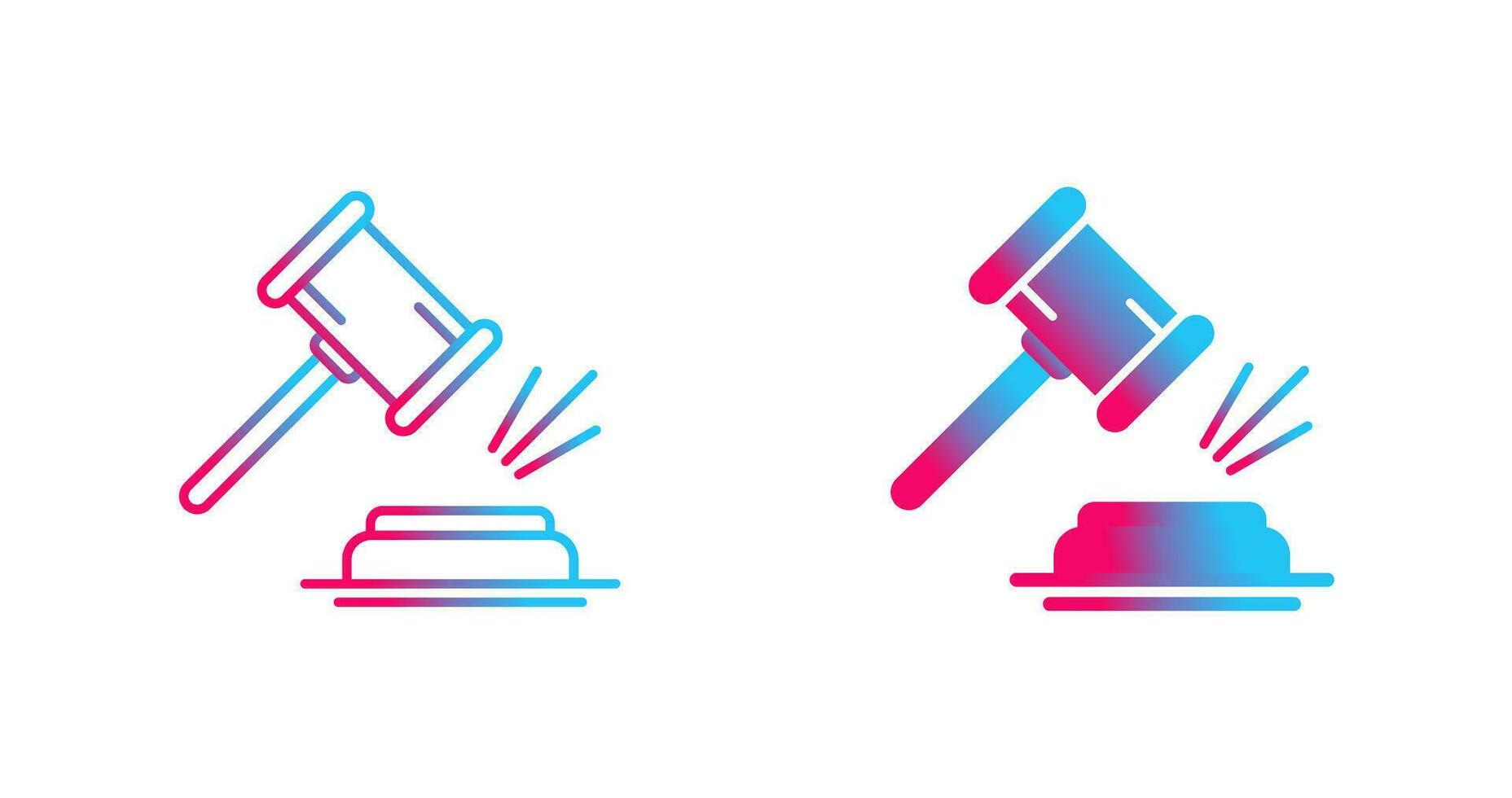 Gavel Vector Icon