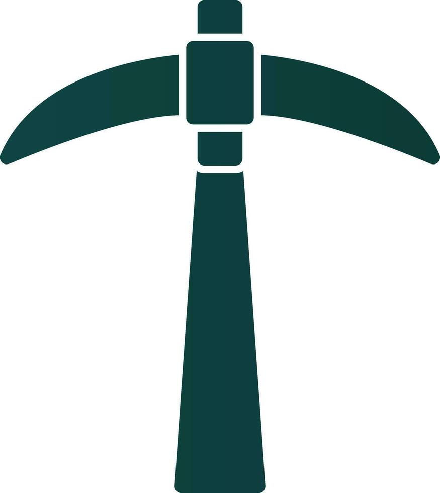 Pickaxe Vector Icon Design