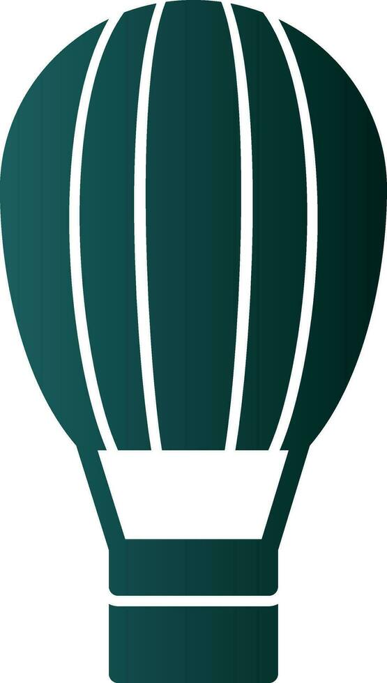 Hot air balloon Vector Icon Design