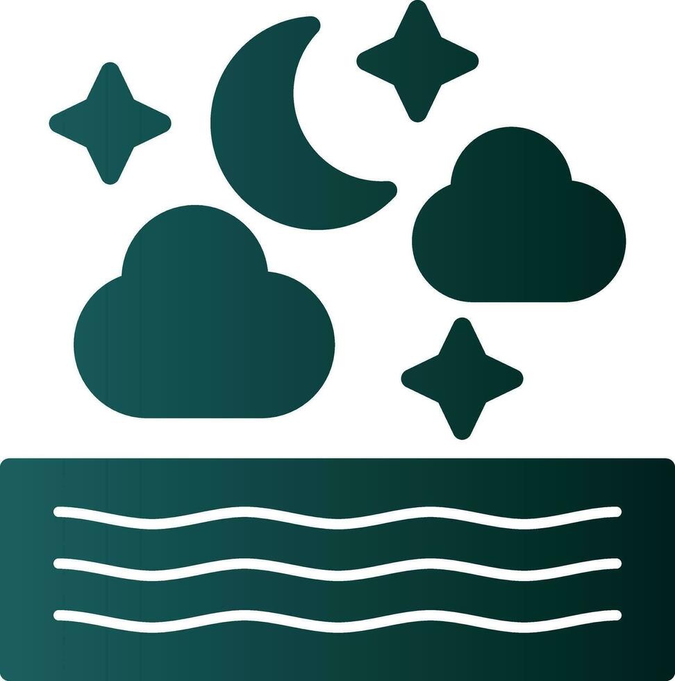 Night Vector Icon Design