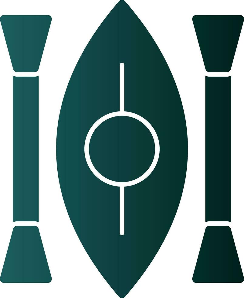 Kayak Vector Icon Design