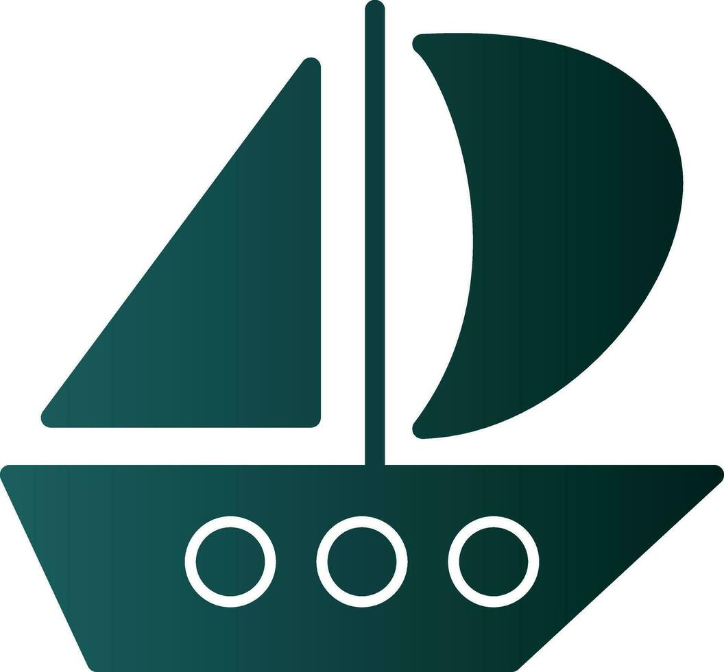 diseño de icono de vector de catamarán