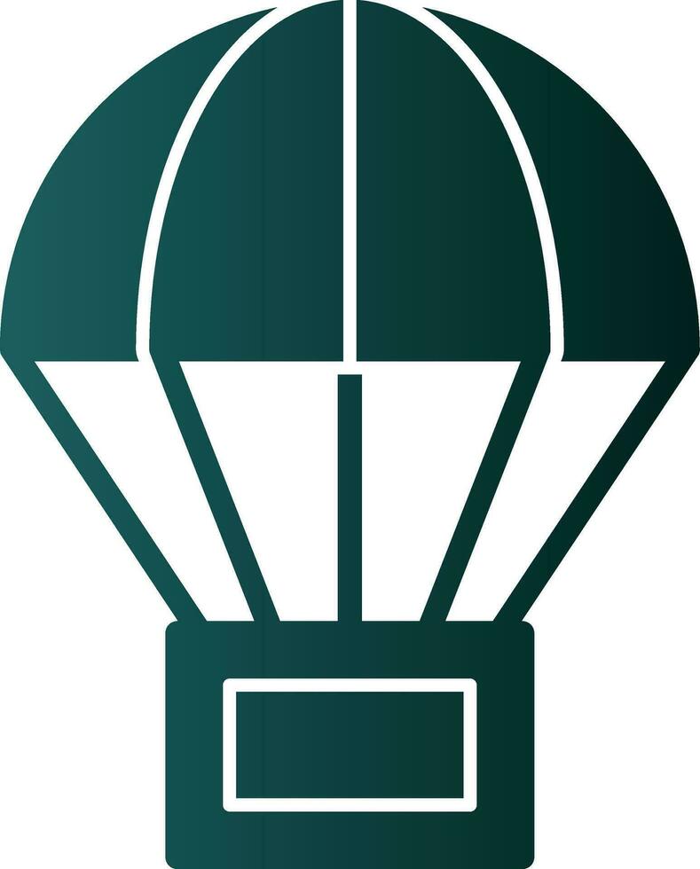 Parachute Vector Icon Design