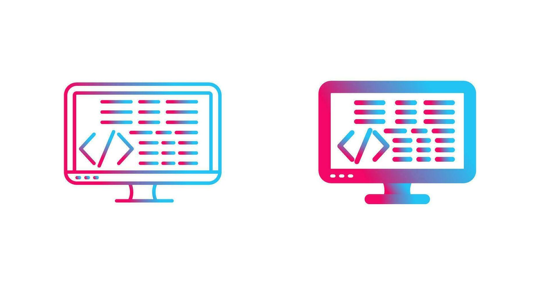 Coding Vector Icon