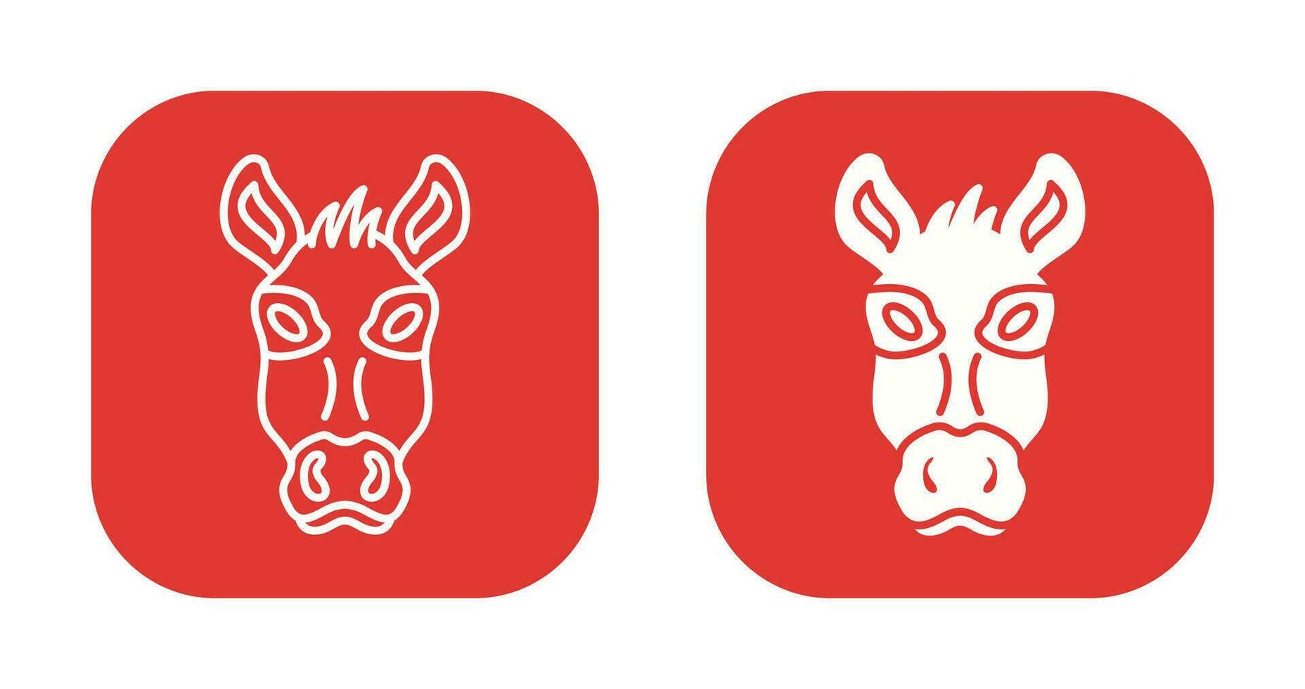 Donkey Vector Icon