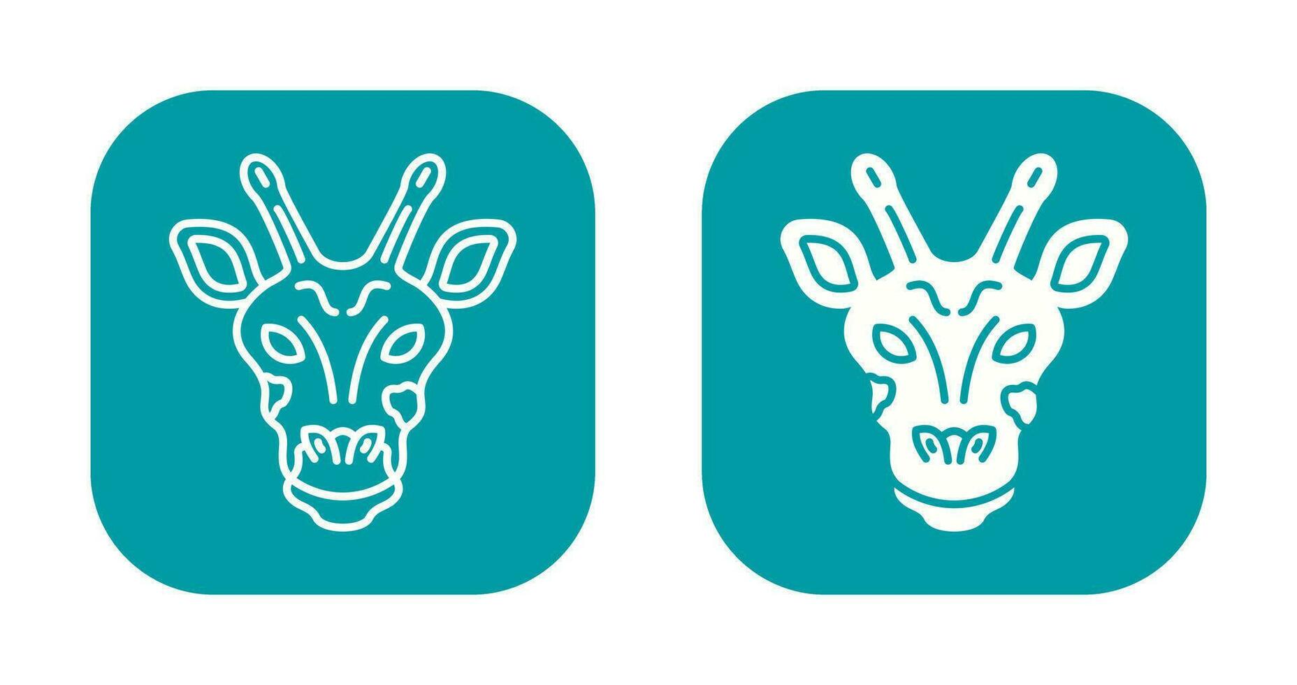 Giraffe Vector Icon