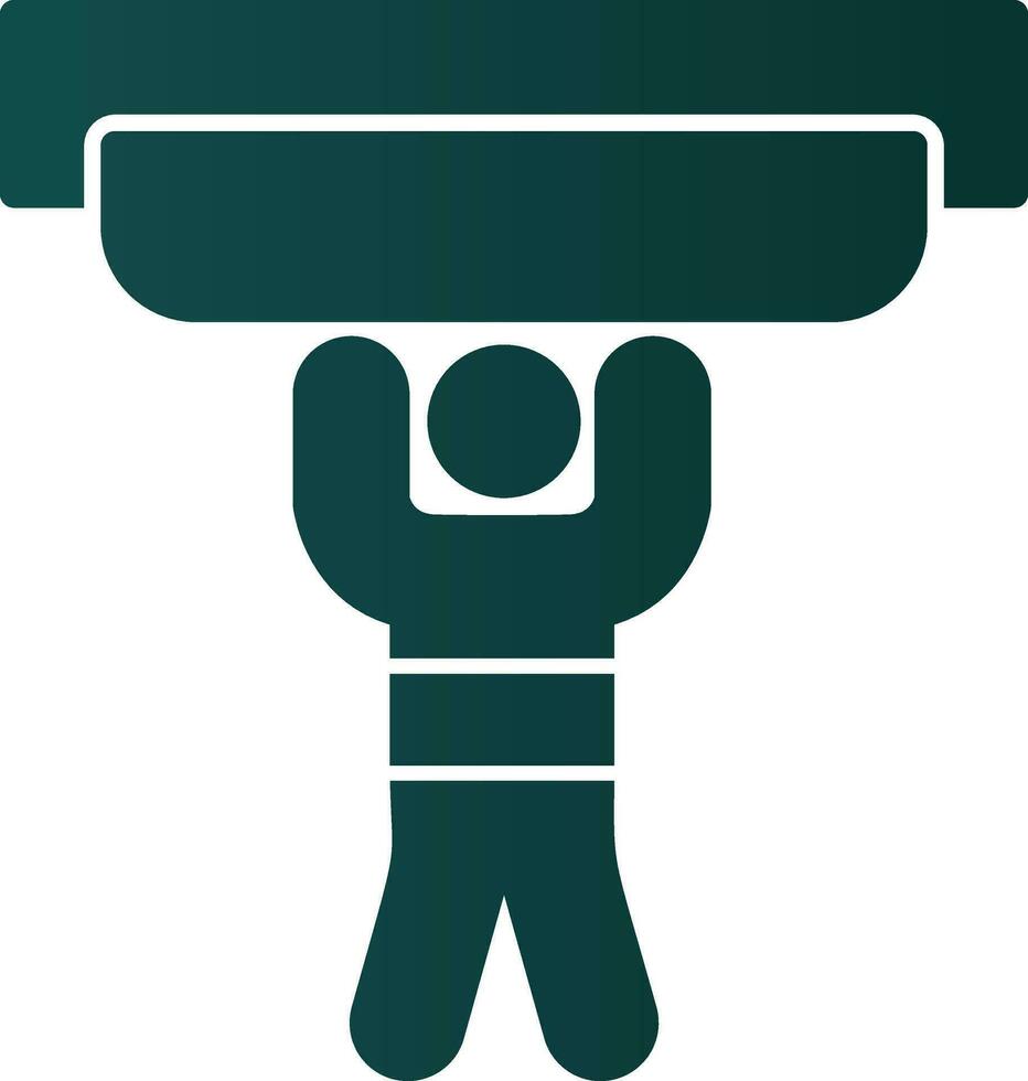 Hanging man Vector Icon Design