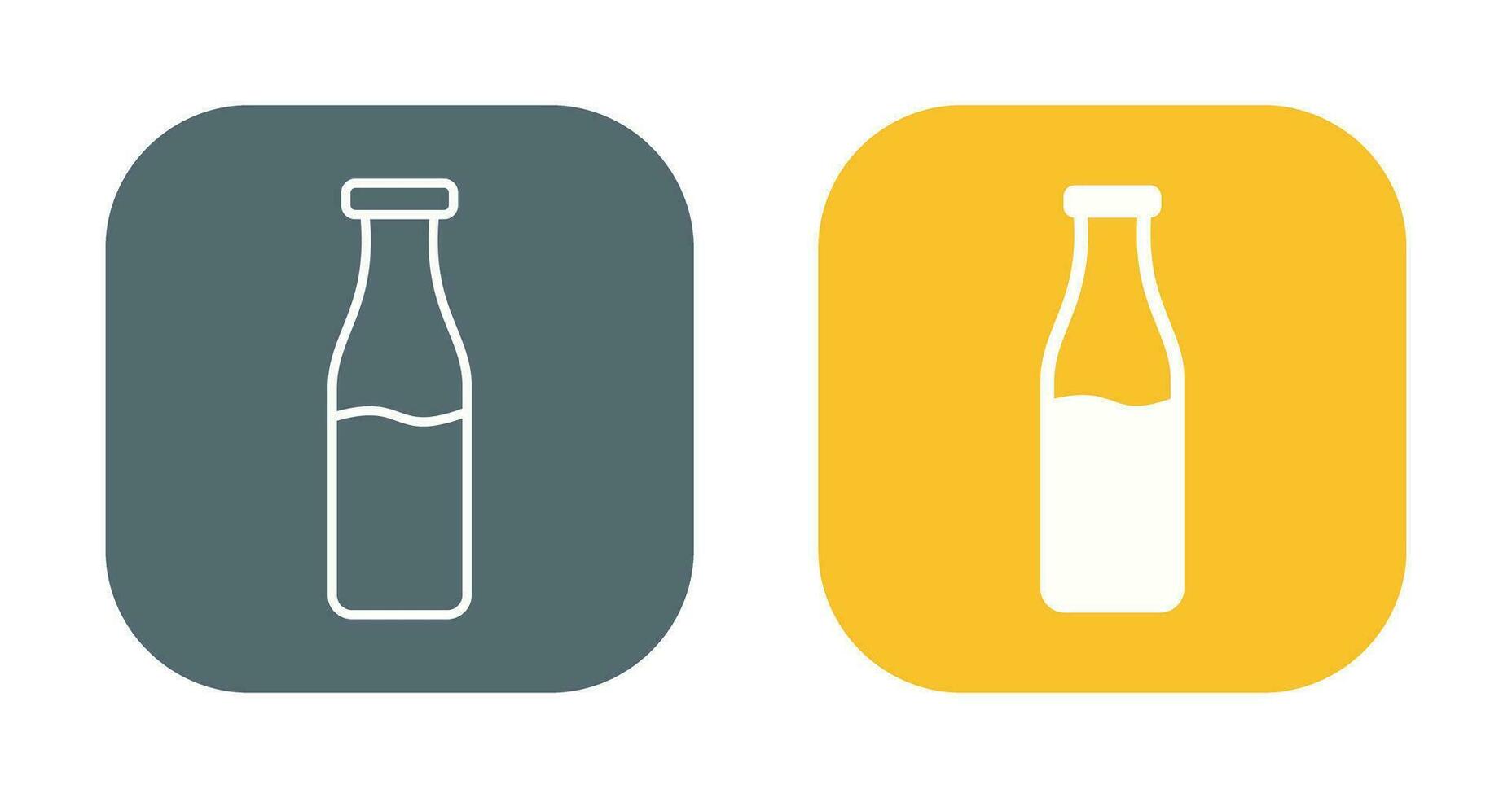 Milk Bottle Vector Icon