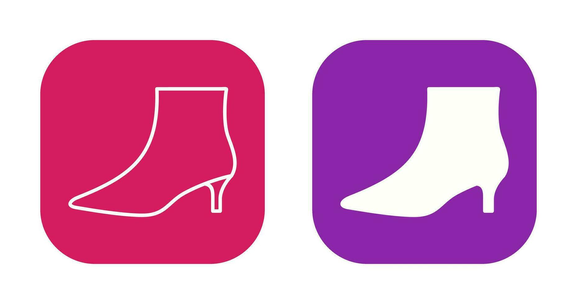 Boots with Heels Vector Icon