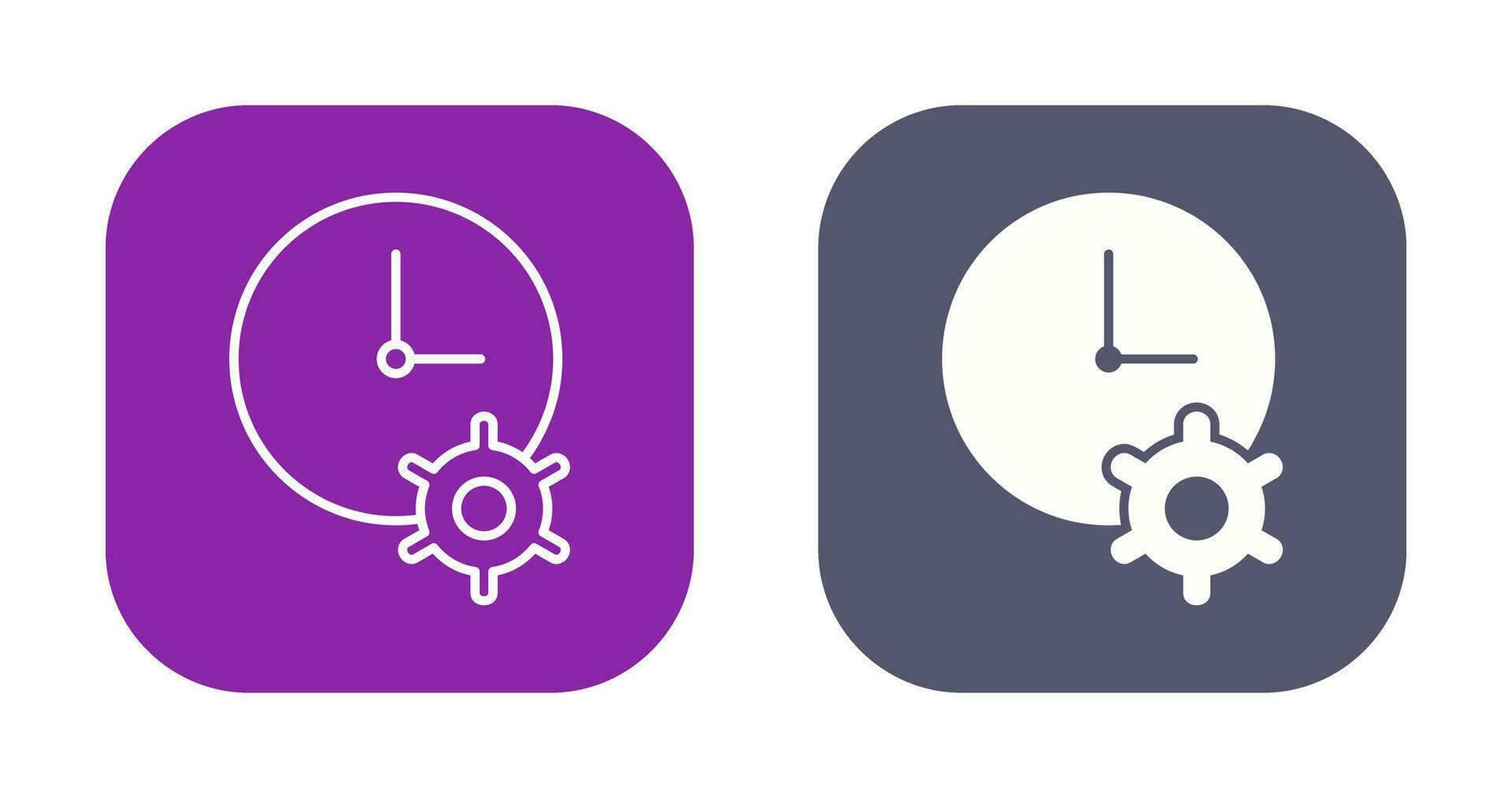 Unique Time Optimization Vector Icon