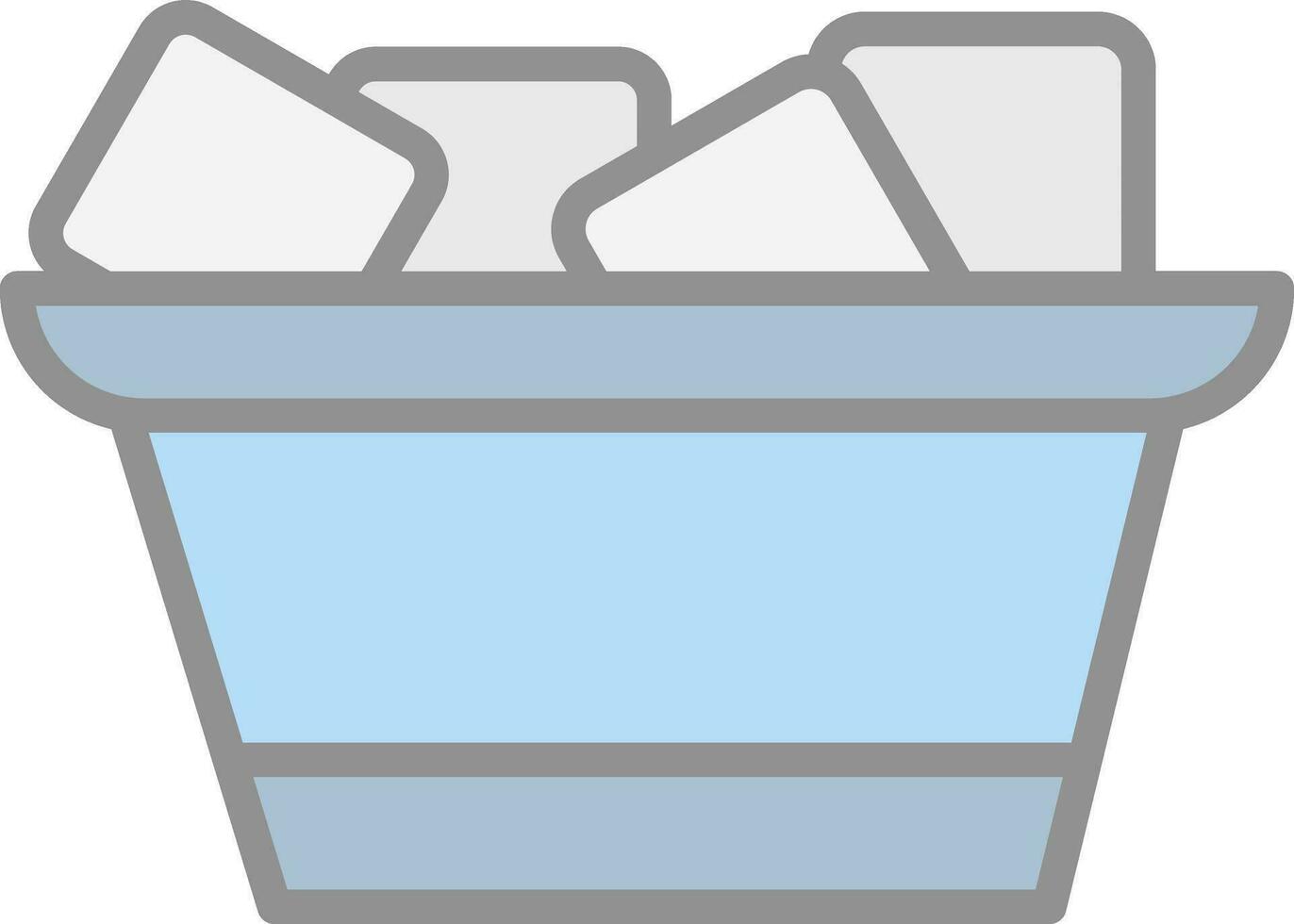 hielo caja vector icono diseño