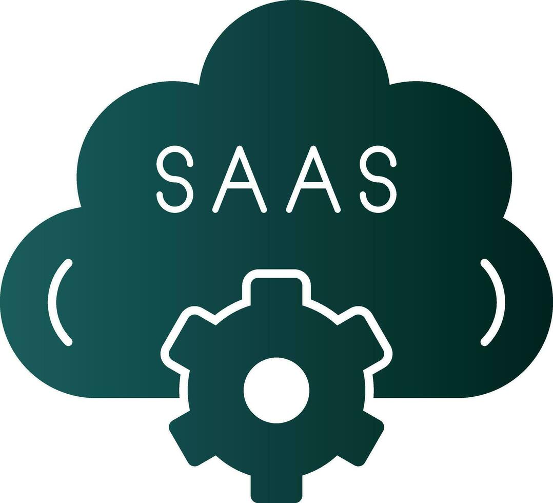 Saas Vector Icon Design