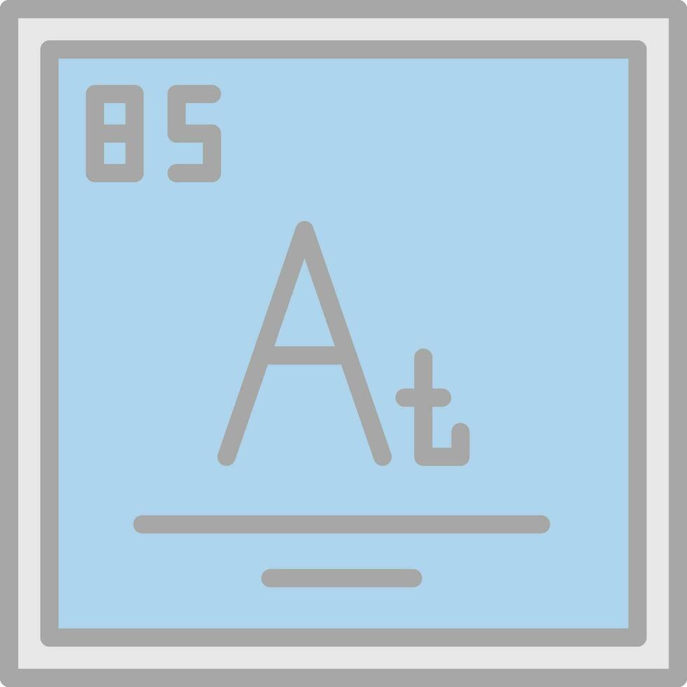 Astatine Vector Icon Design