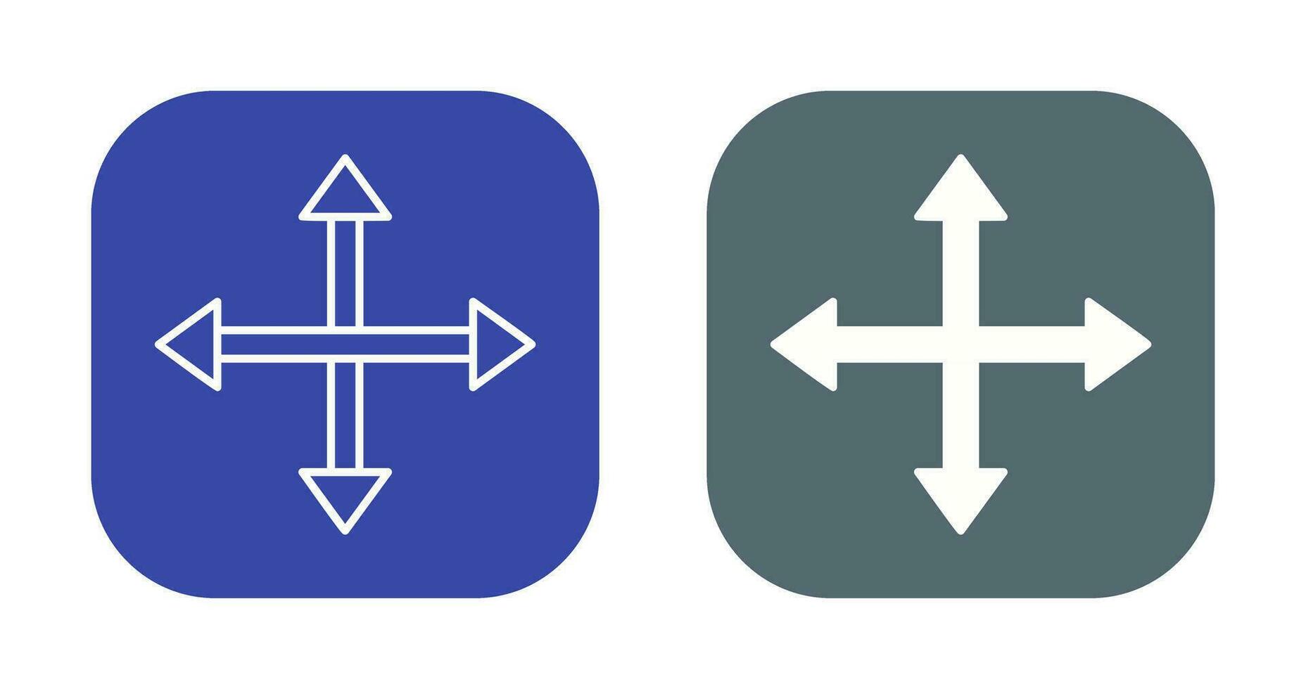 Unique Move Vector Icon