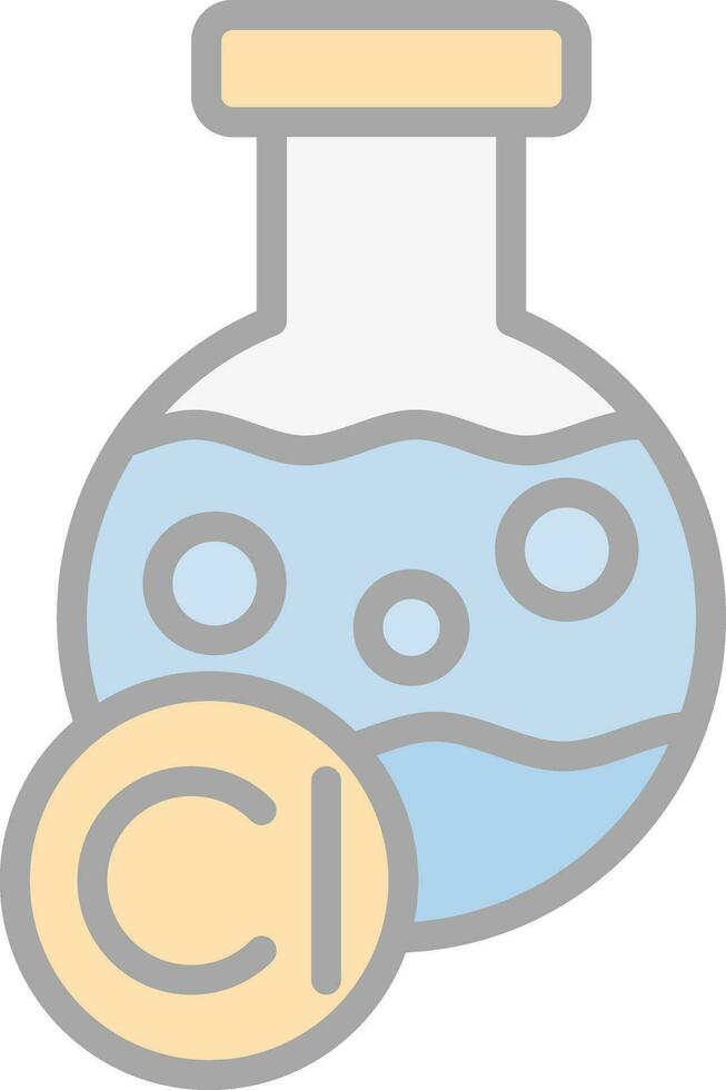 Chlorine Vector Icon Design