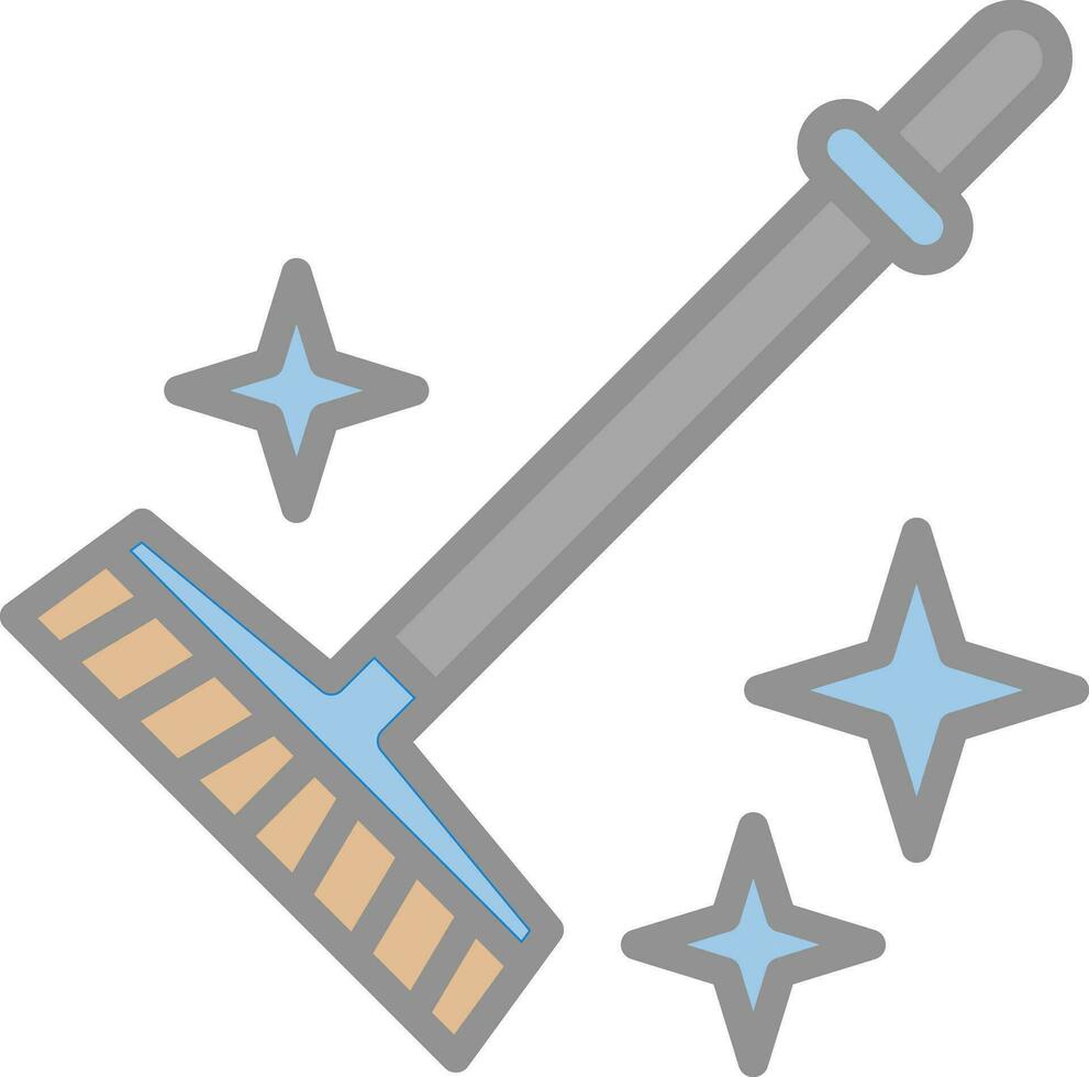 Broom Vector Icon Design