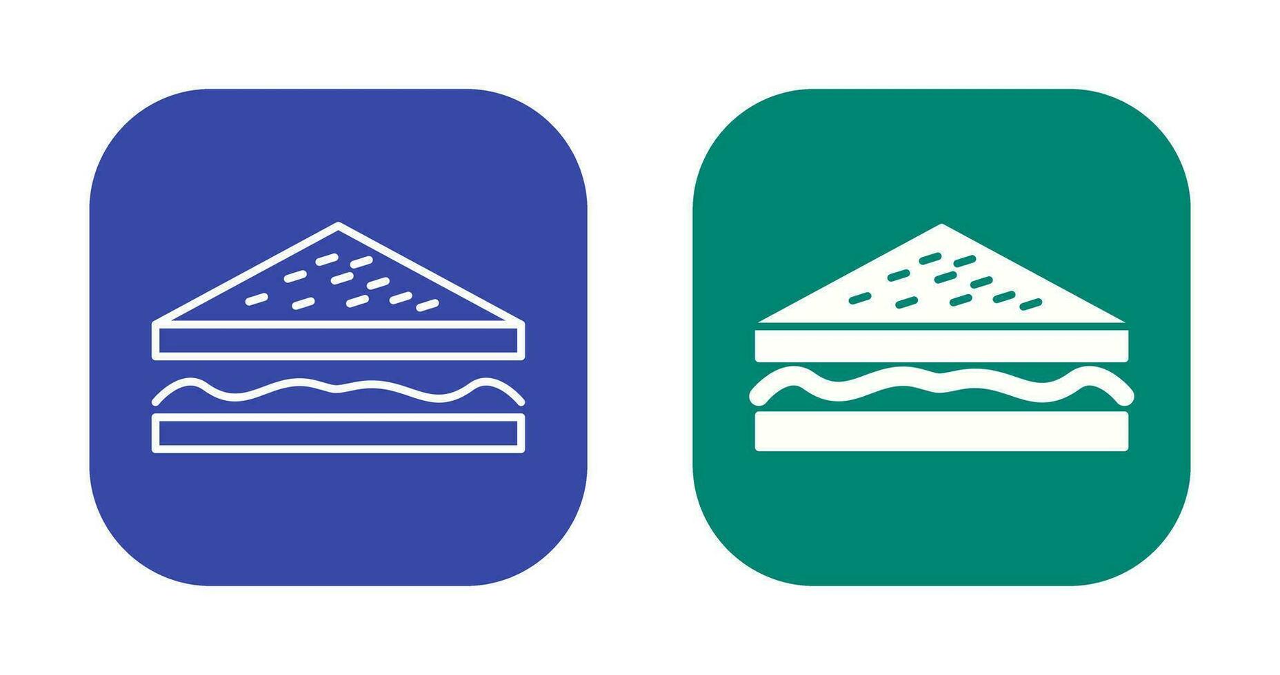 Unique Sandwich Vector Icon