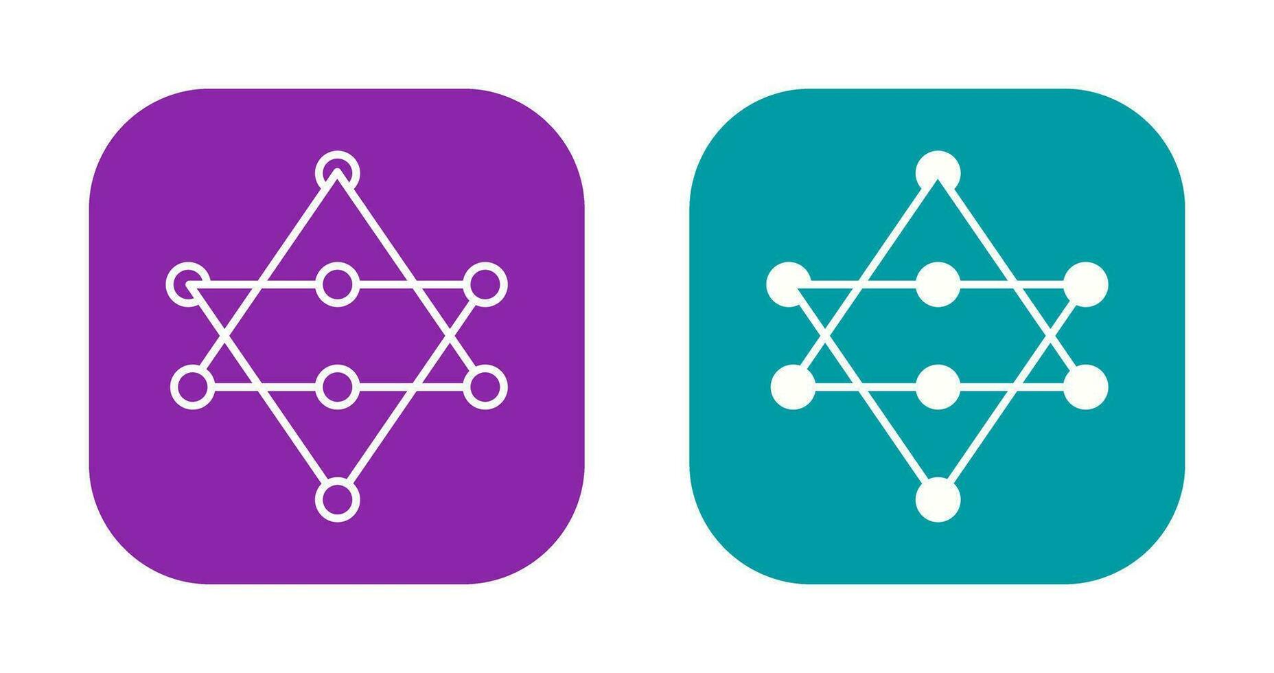 Unique Networks Vector Icon