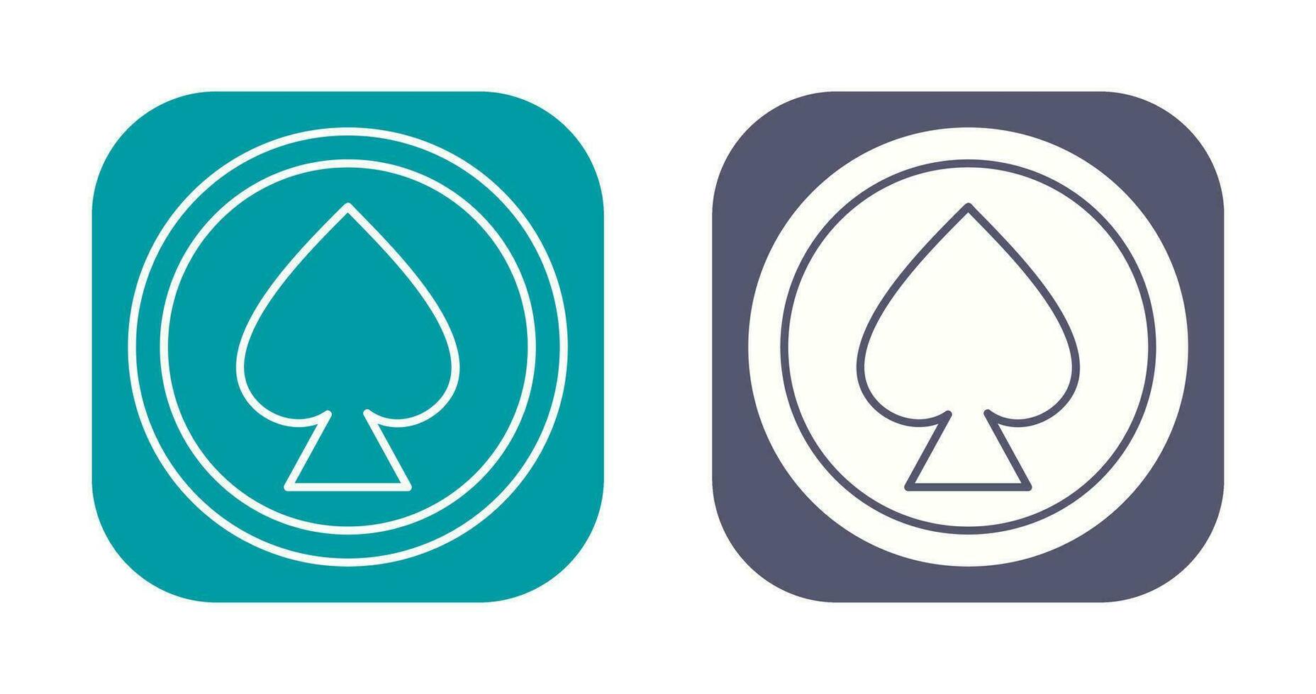 Unique Spade Vector Icon