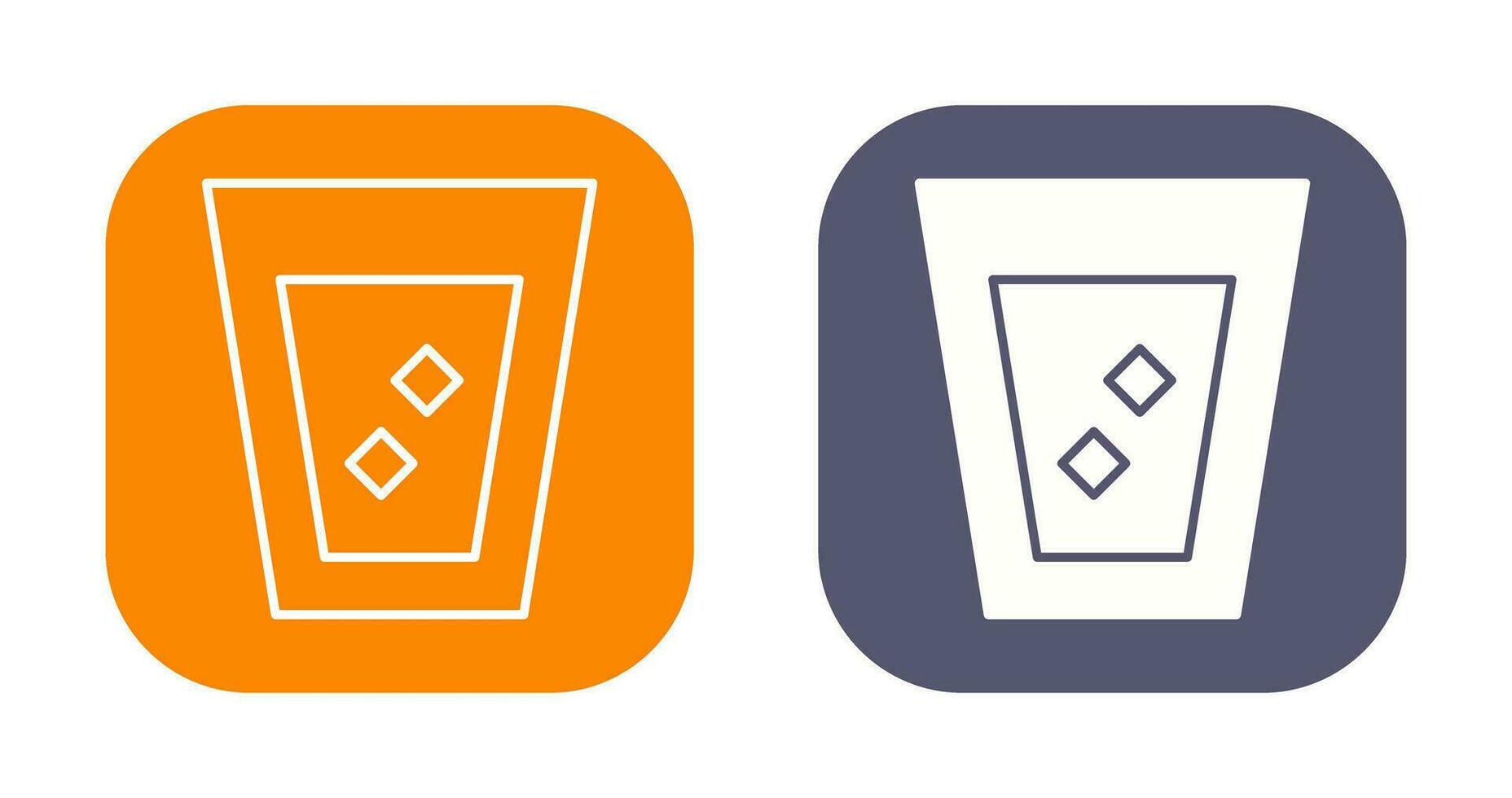 Unique White Russian Drink Vector Icon