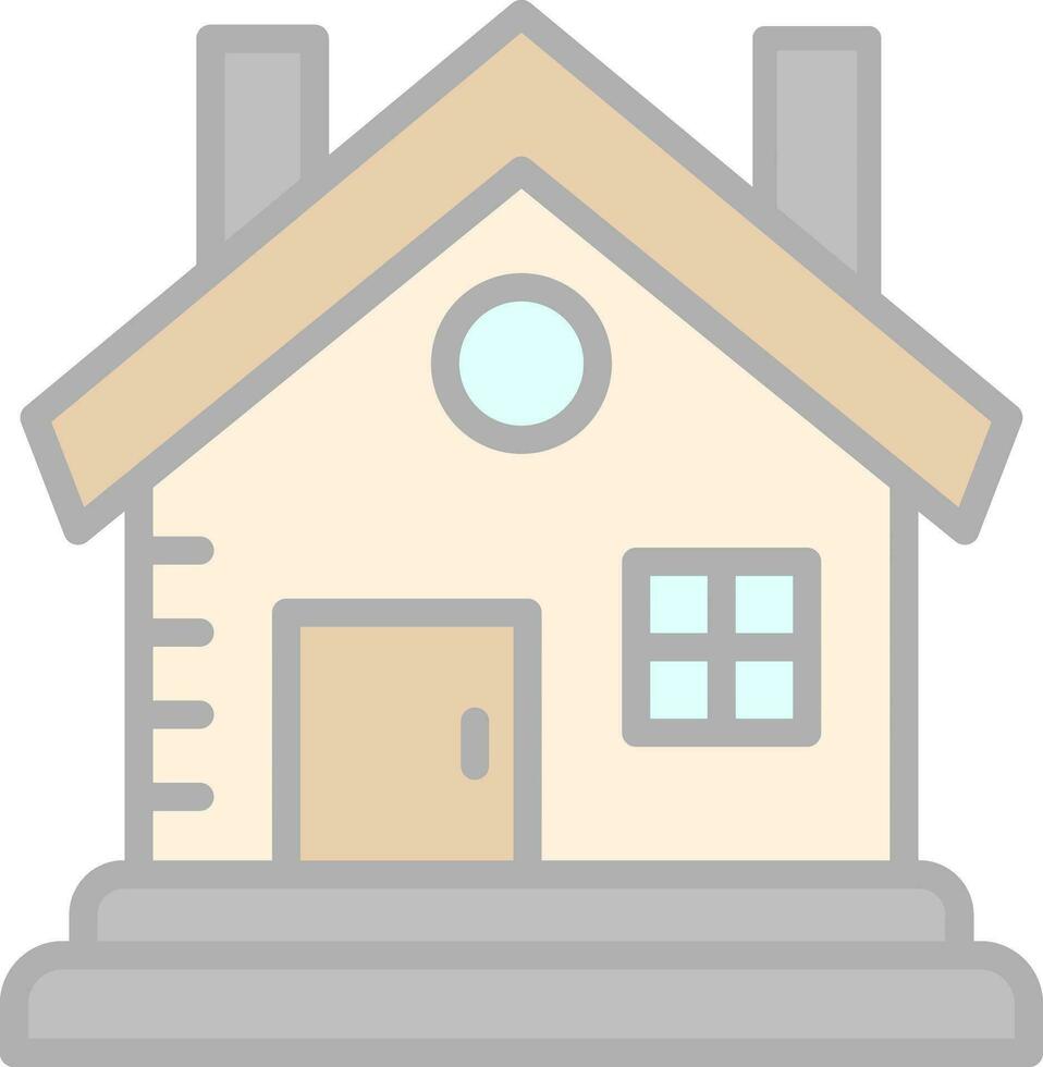 Cabin Vector Icon Design