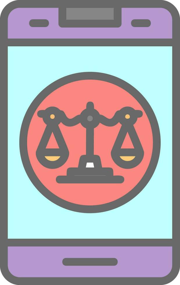 legal vector icono diseño